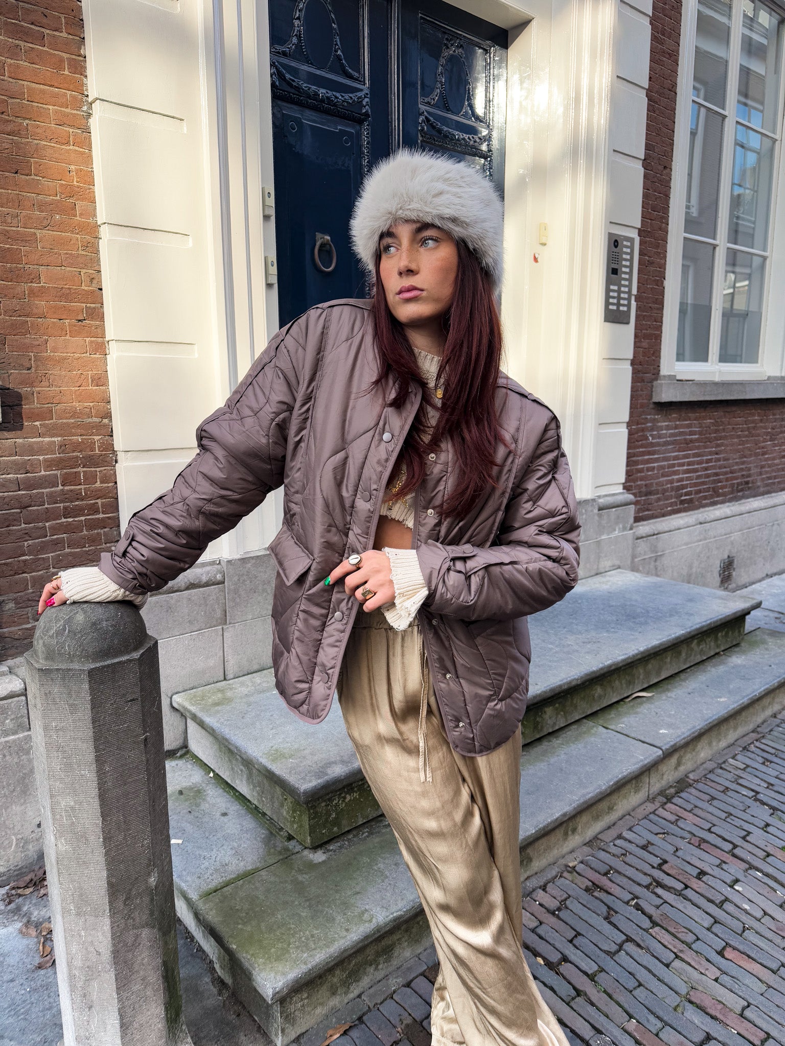 Molly Puffer Jacket Brown