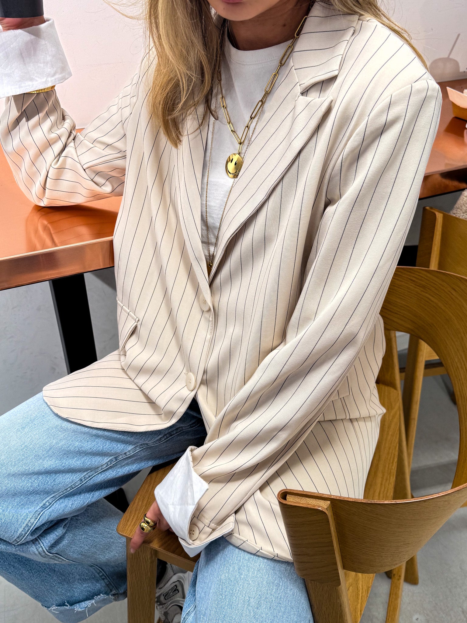 Noemie Blazer Beige