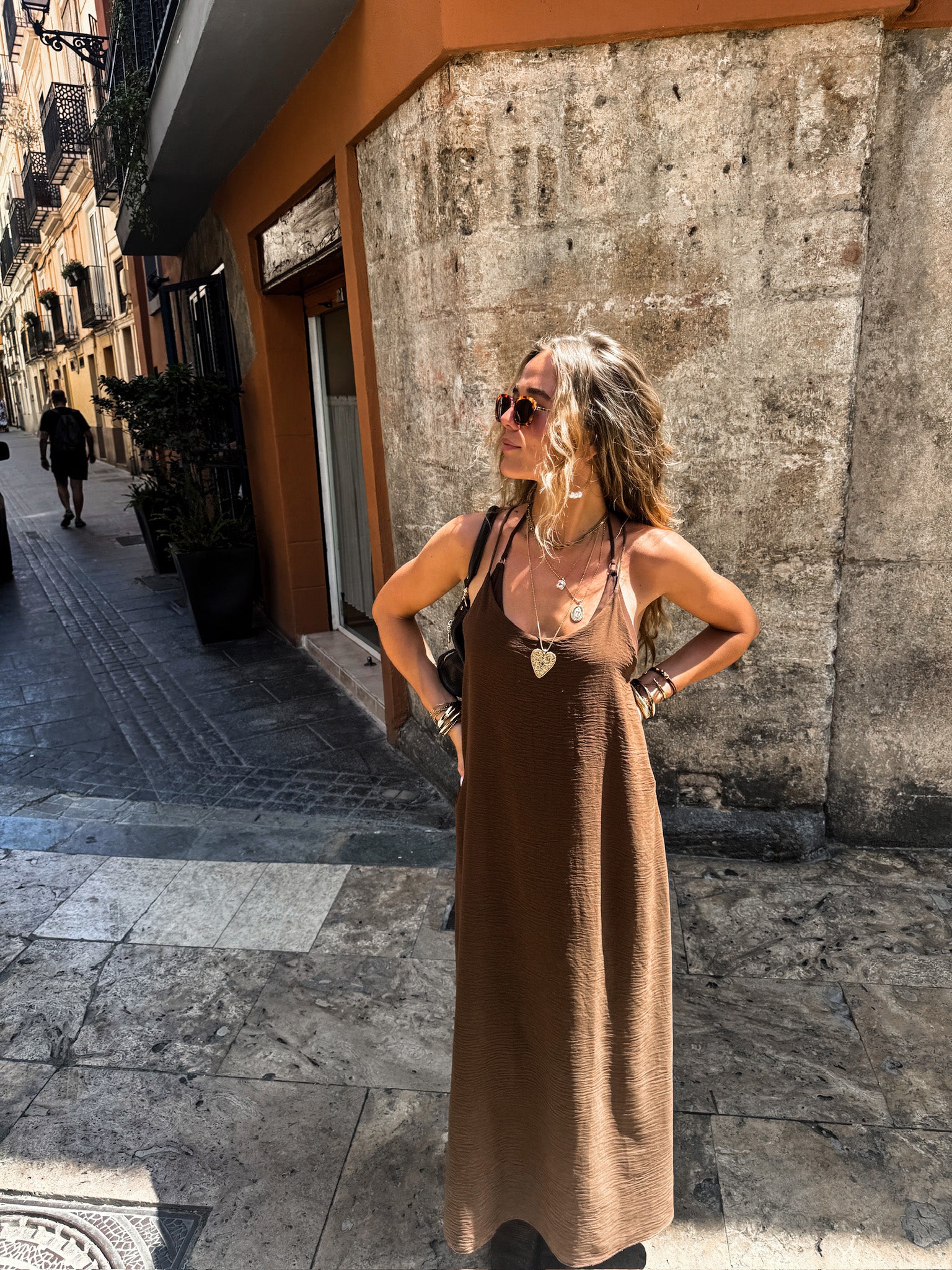 Olvidarte Dress Brown