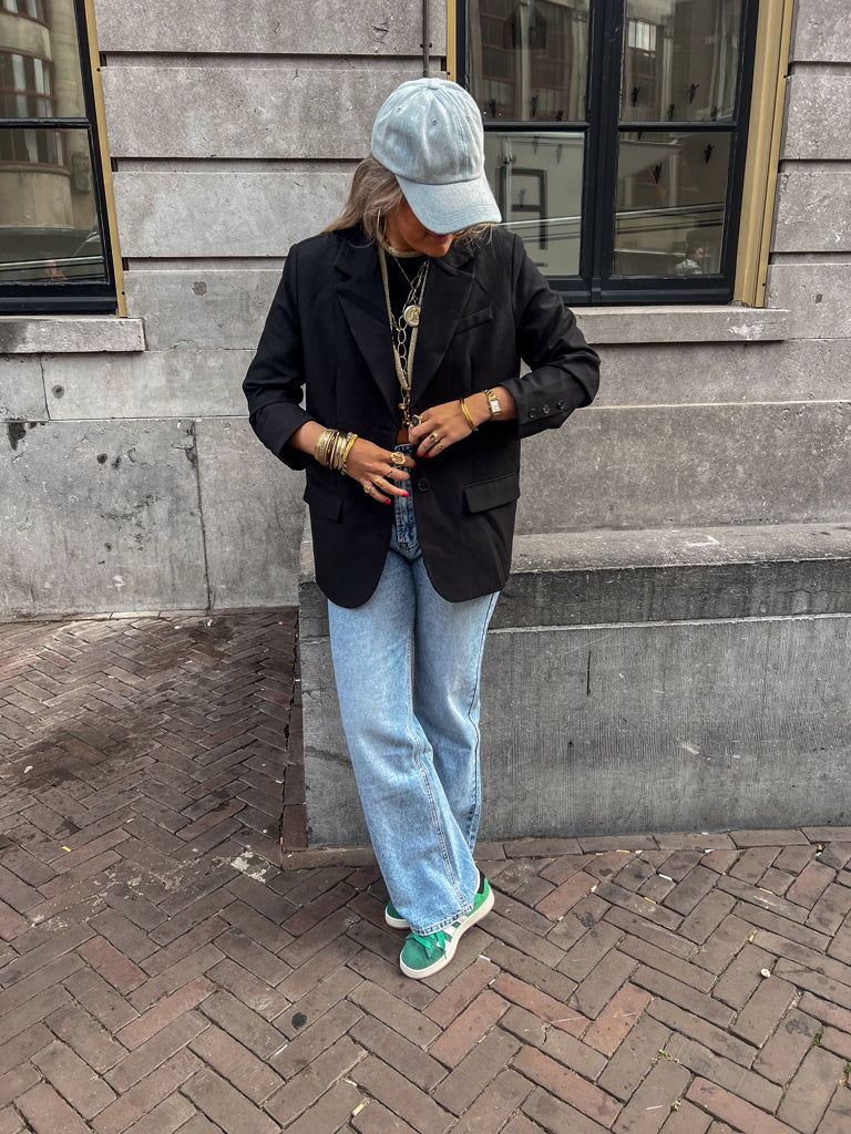 Mom Blazer Black