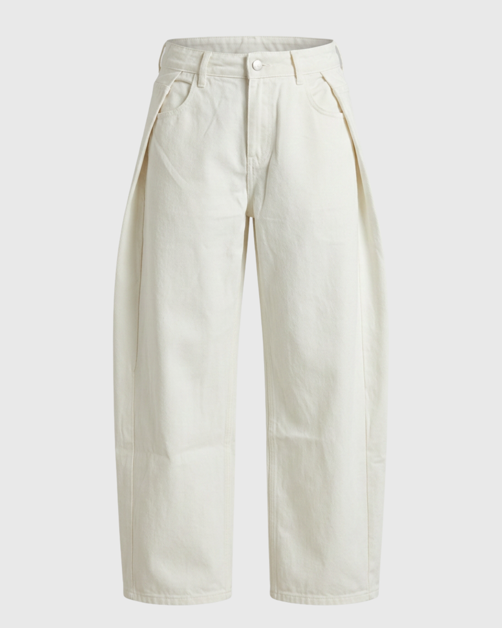 Streetline Wide Leg Jeans Wit