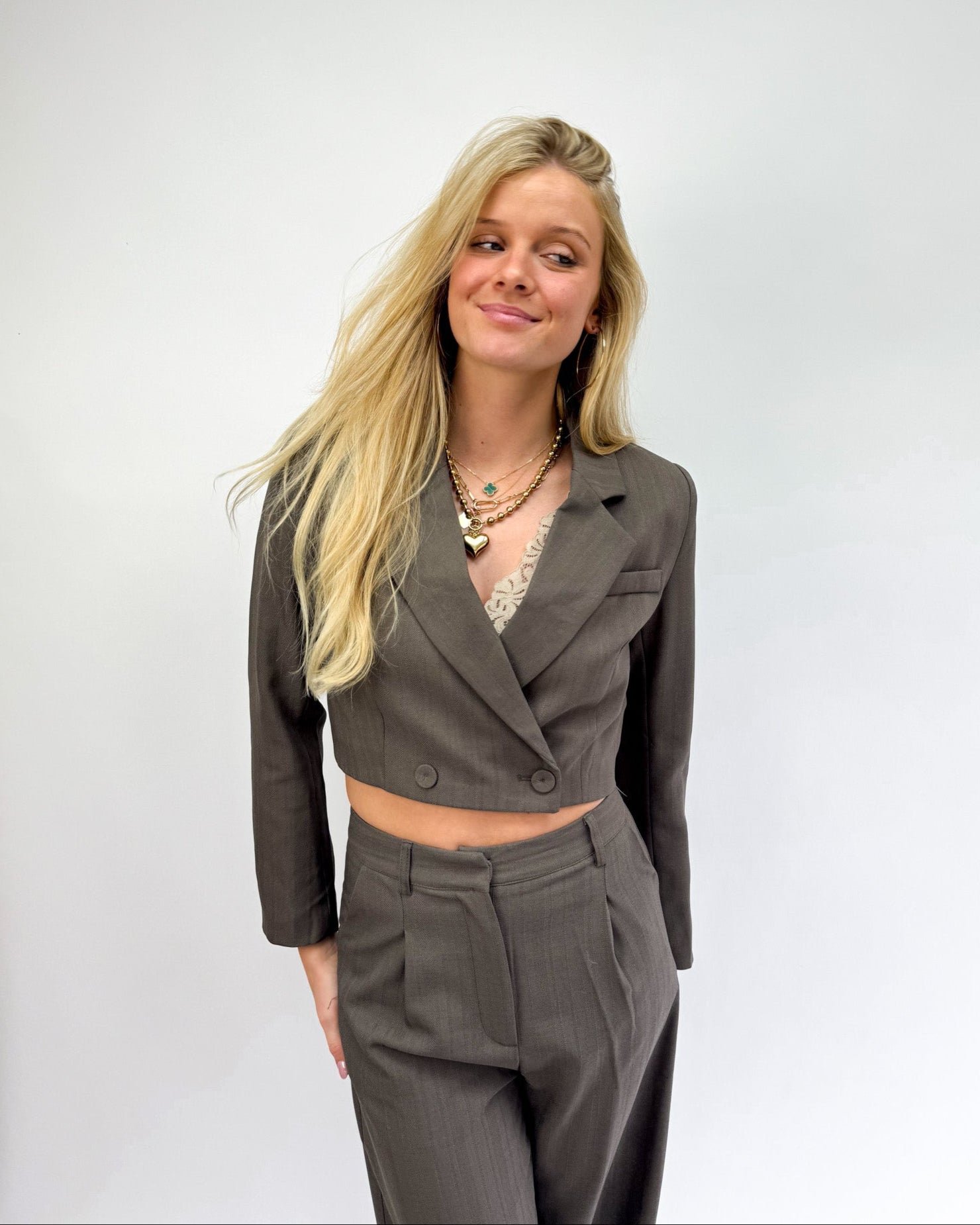 Quinn Blazer Brown