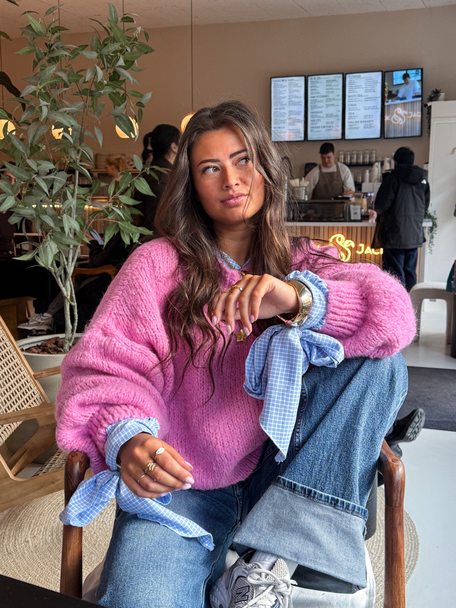 Rosa Knit Bubblegum