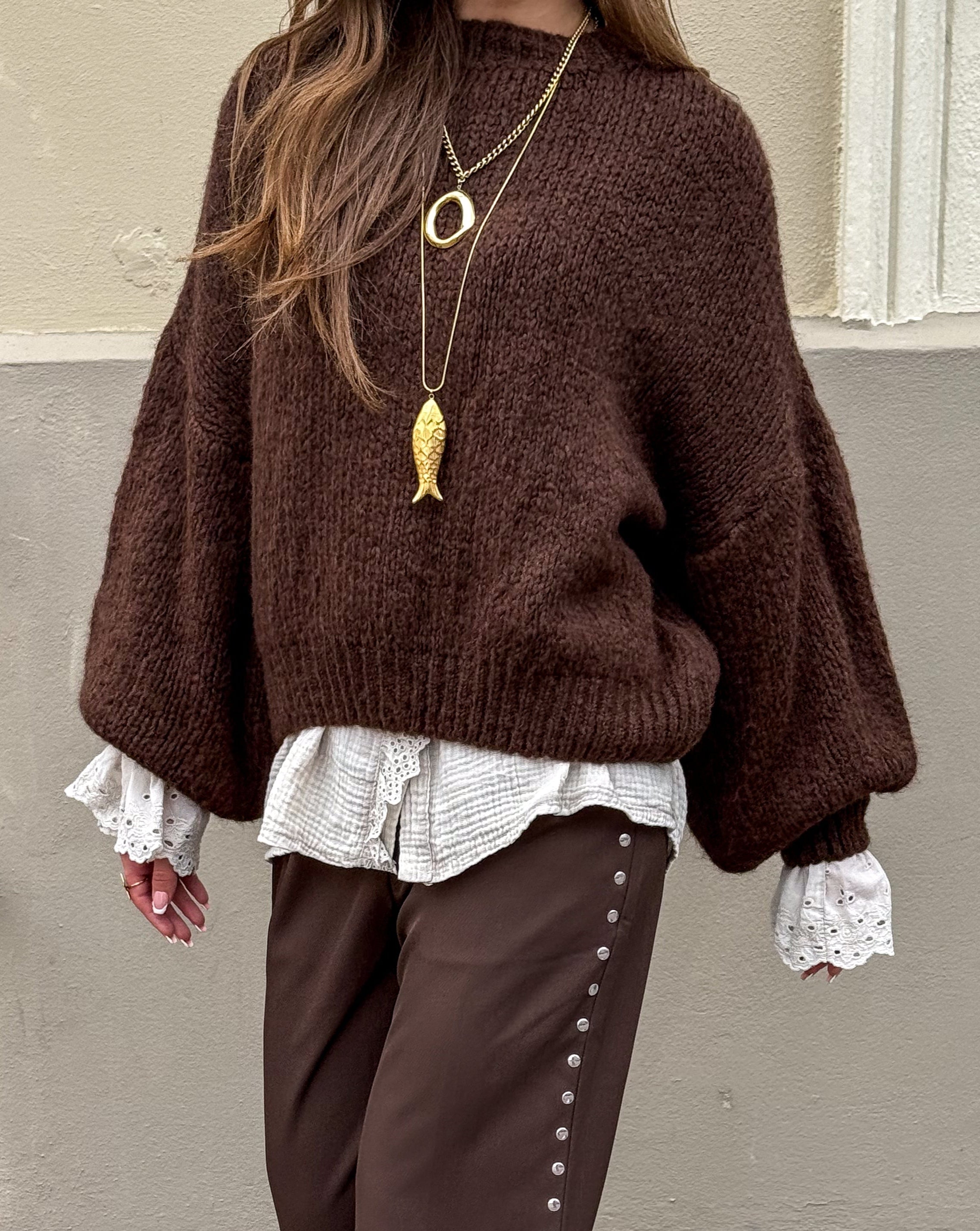 Rosa Knit Brown