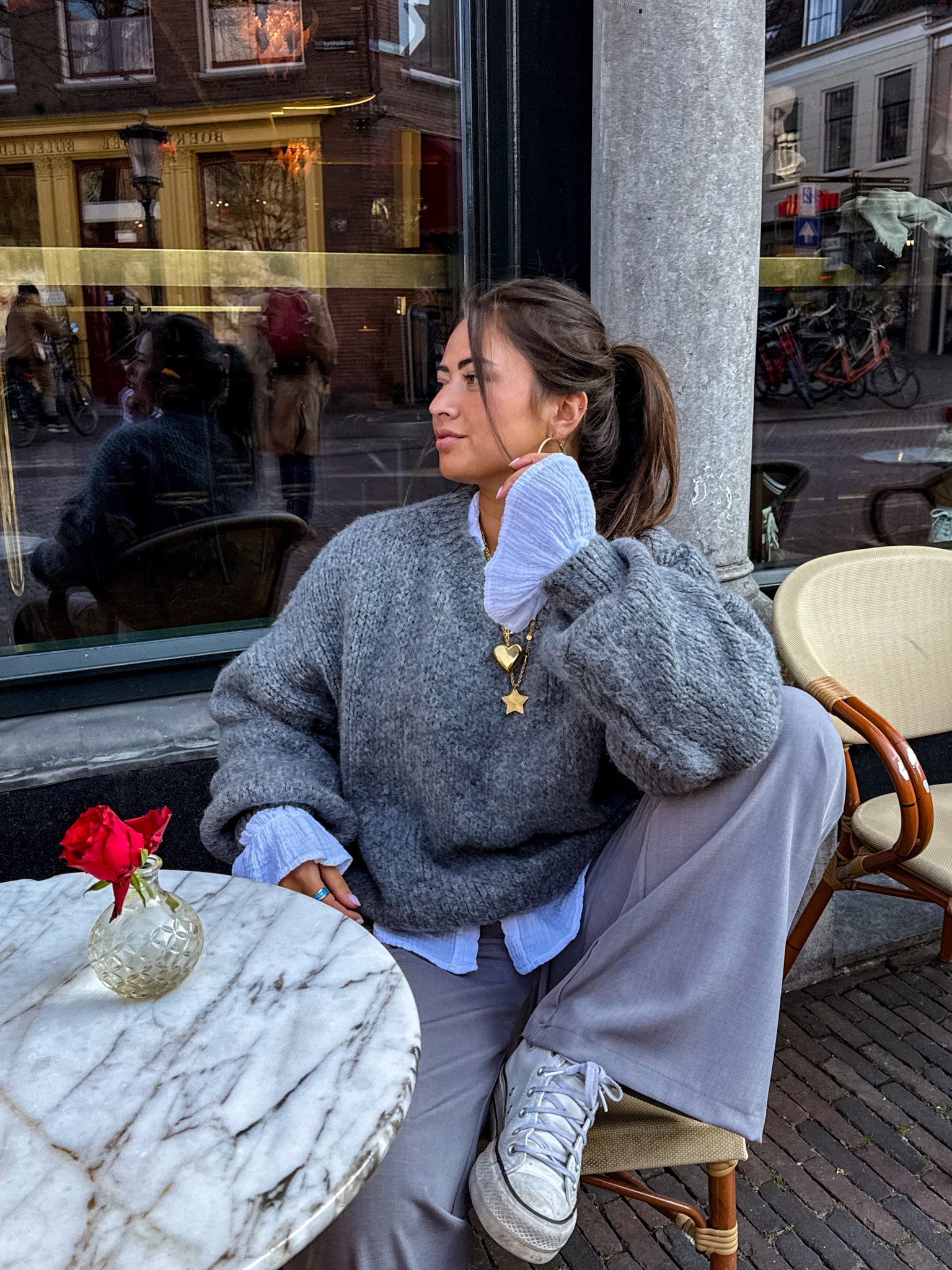 Rosa Knit Grey
