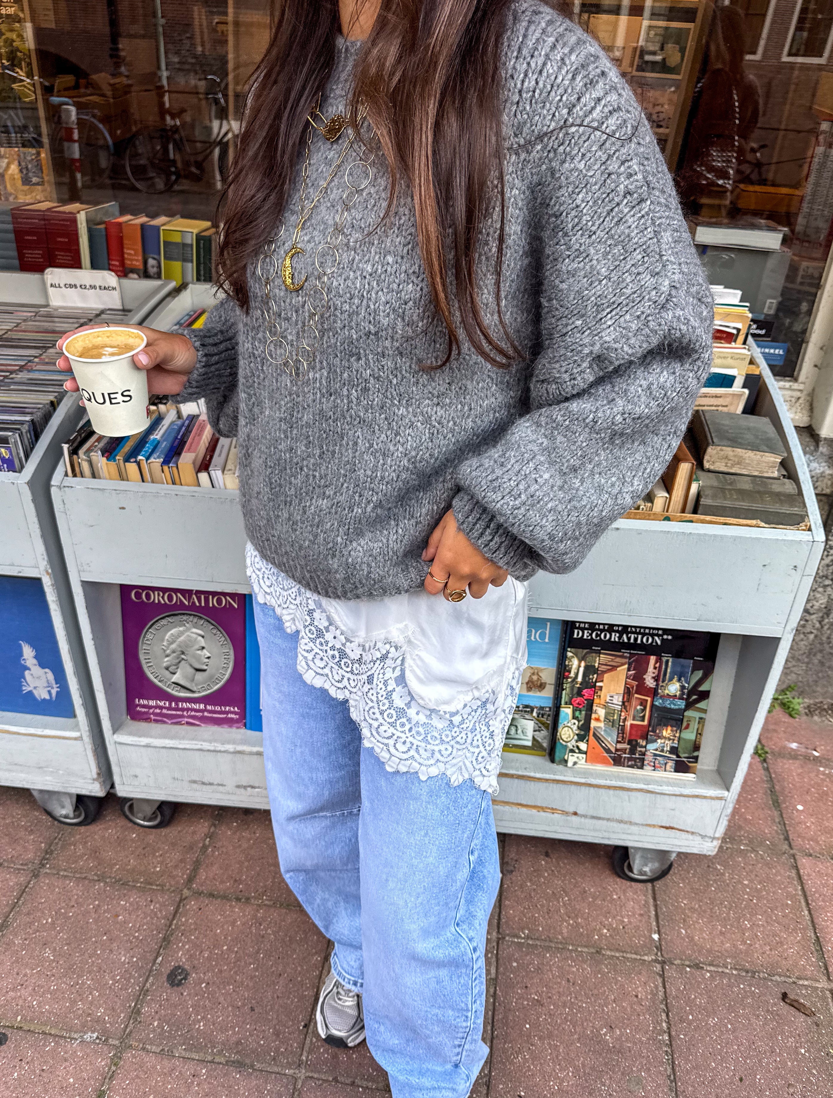 Rosa Knit Gris