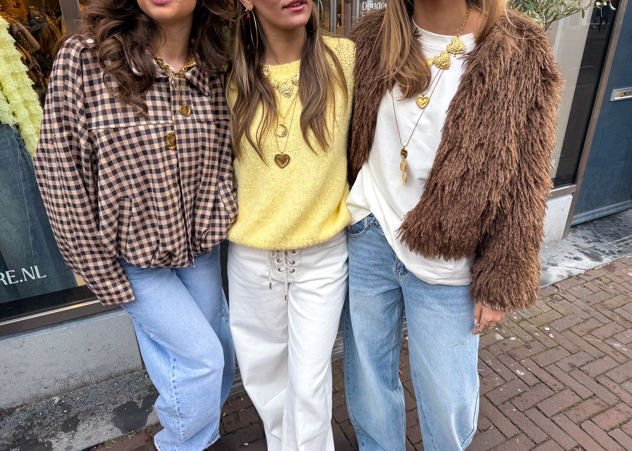 Anne Fluffy Jacket Brown