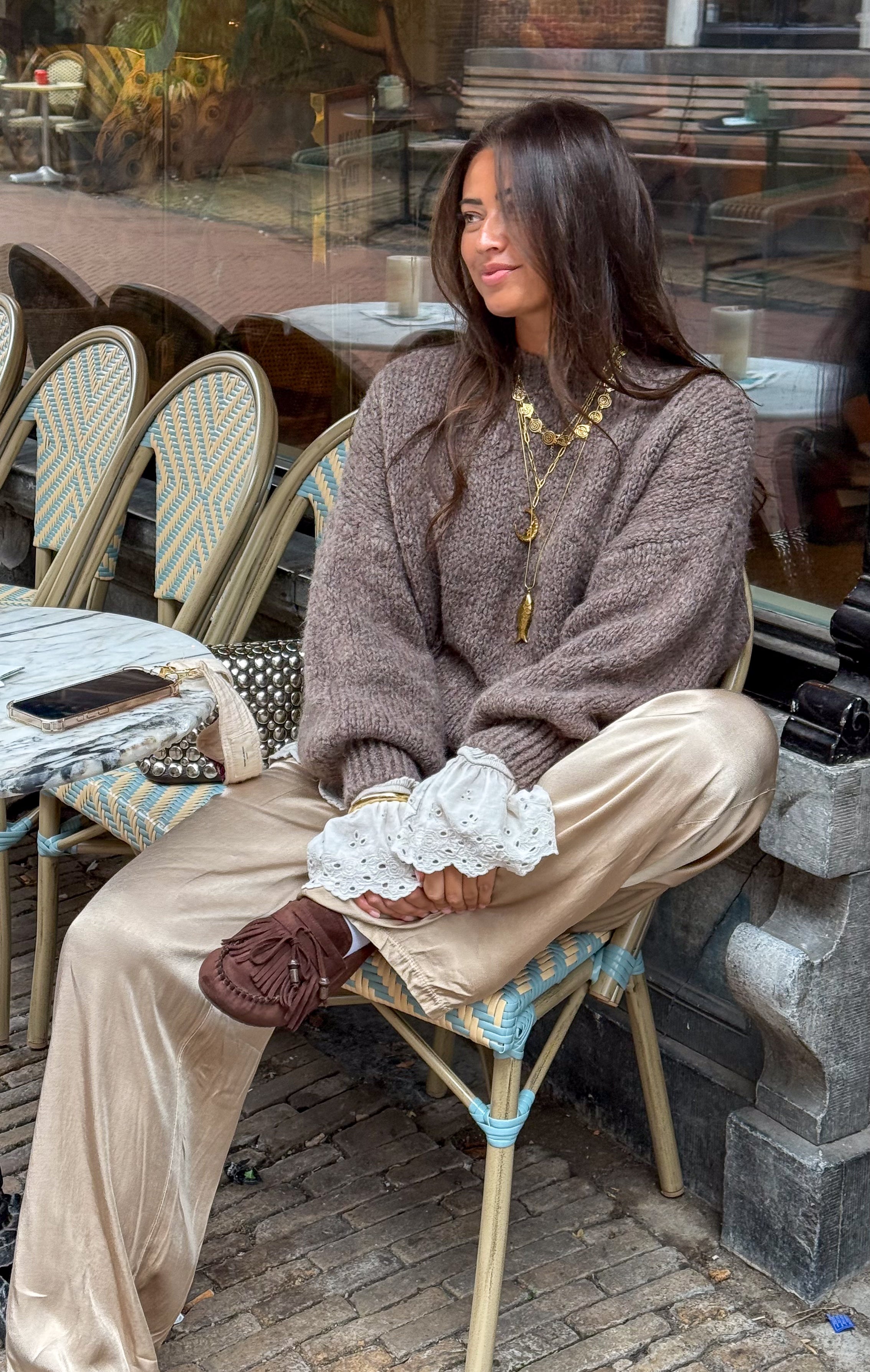 Rosa Knit Taupe