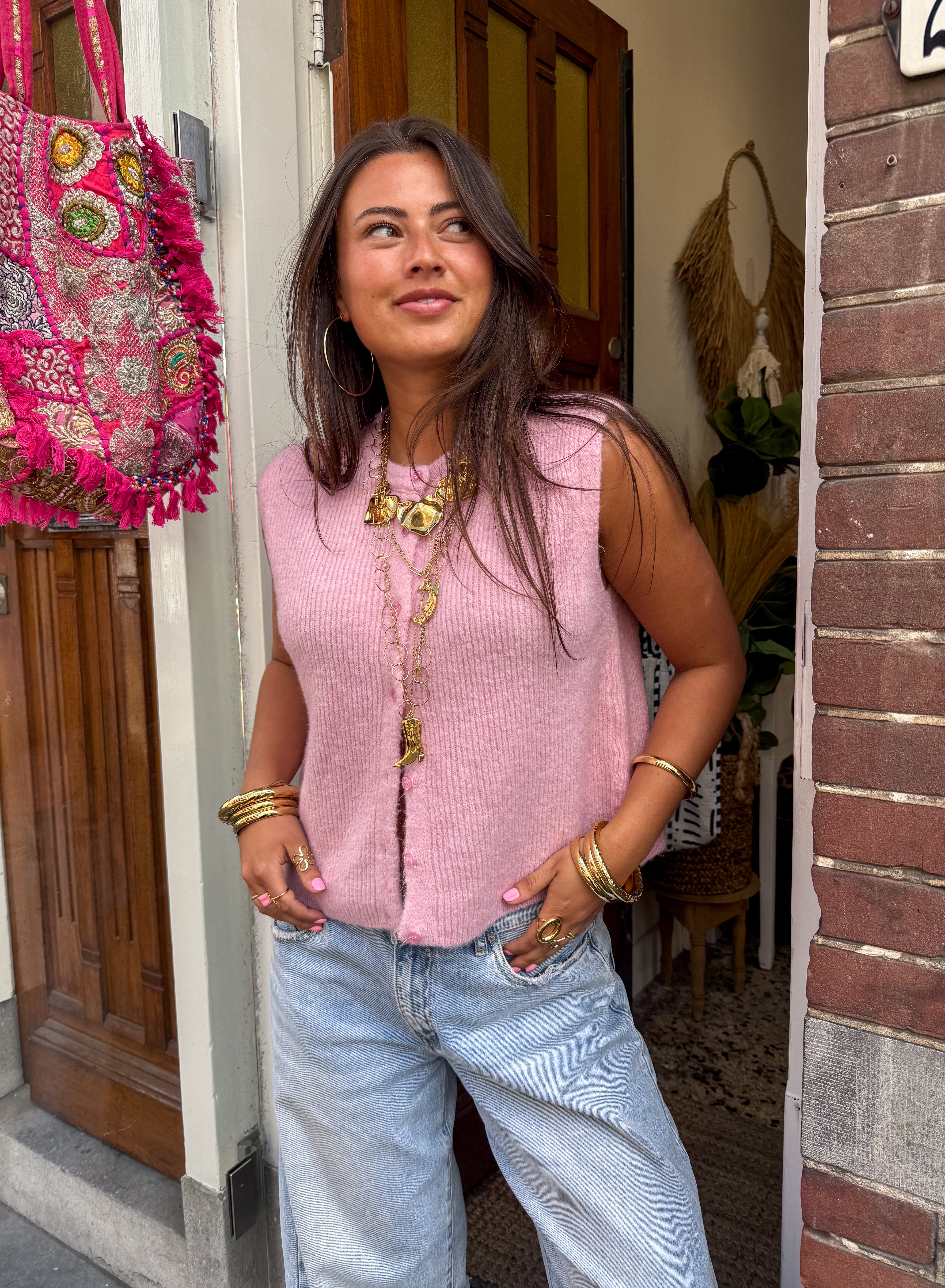 Rox Gilet Rose