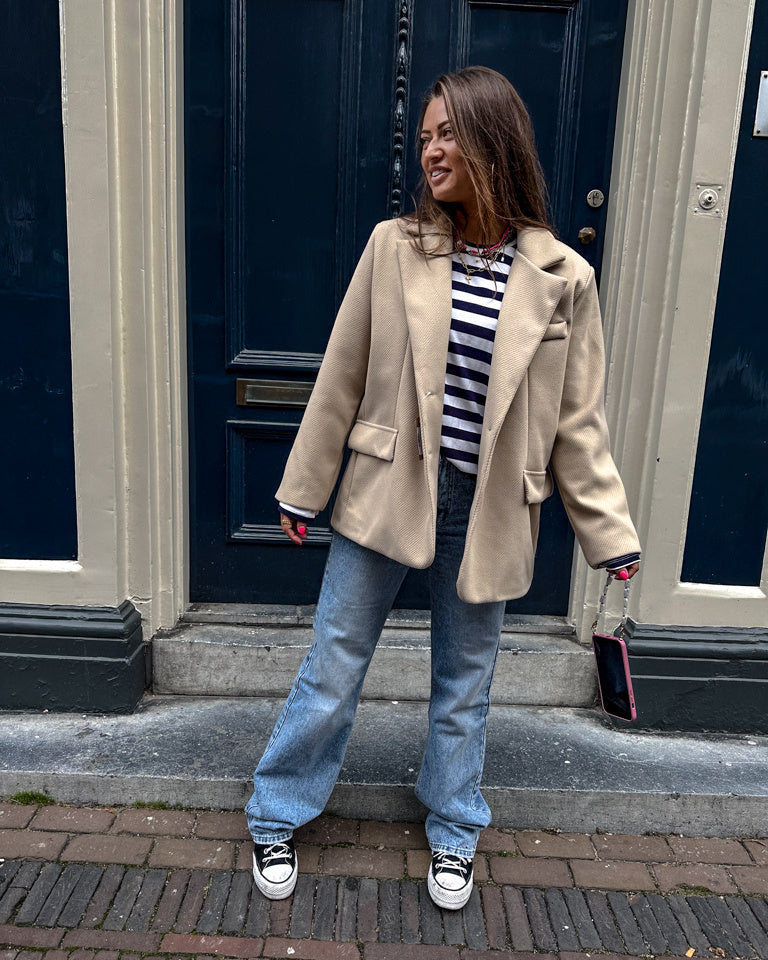 Ruby Oversized Blazer Beige