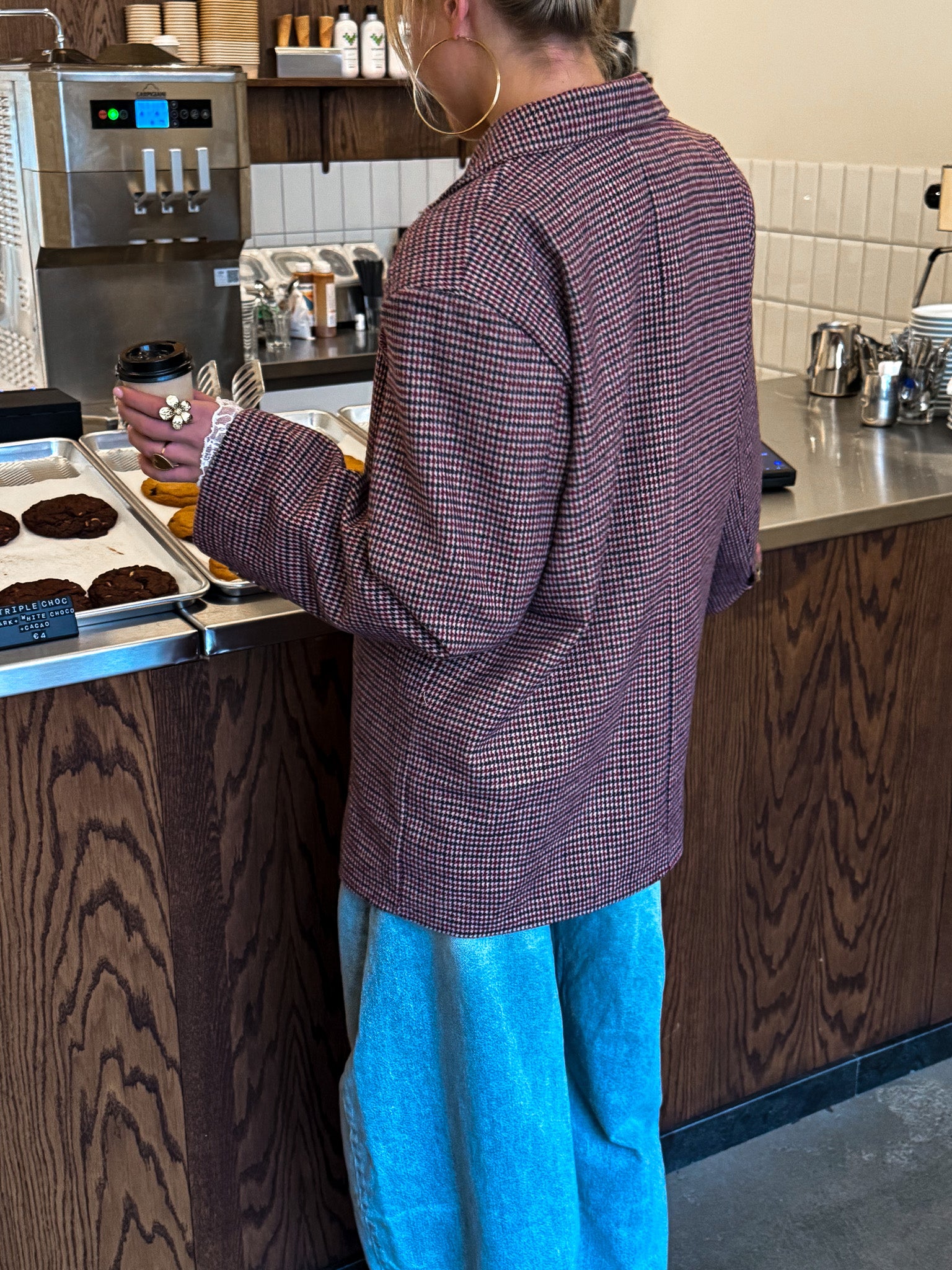 Ruth Checkered Blazer