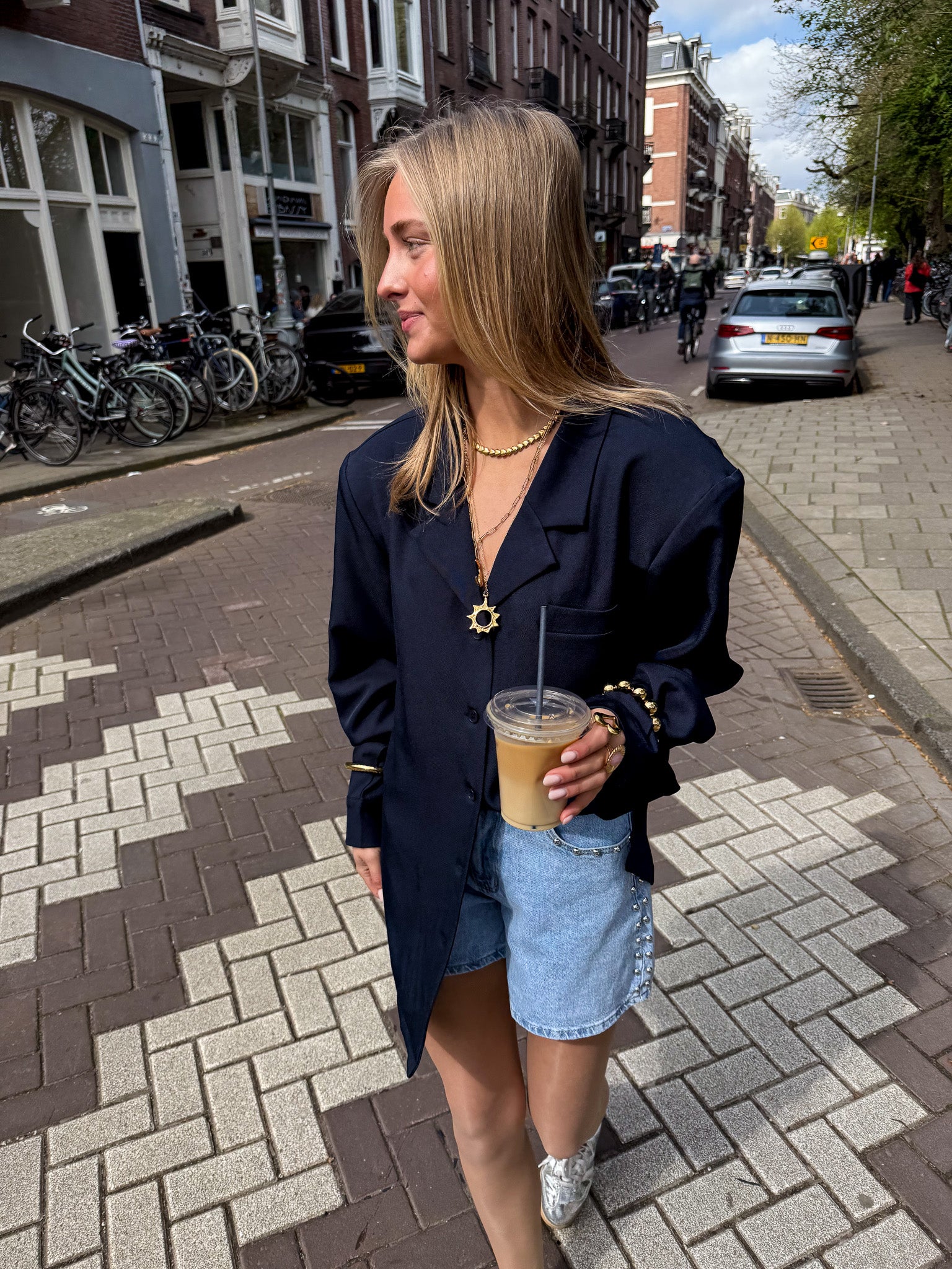Sabby Blouse Navy
