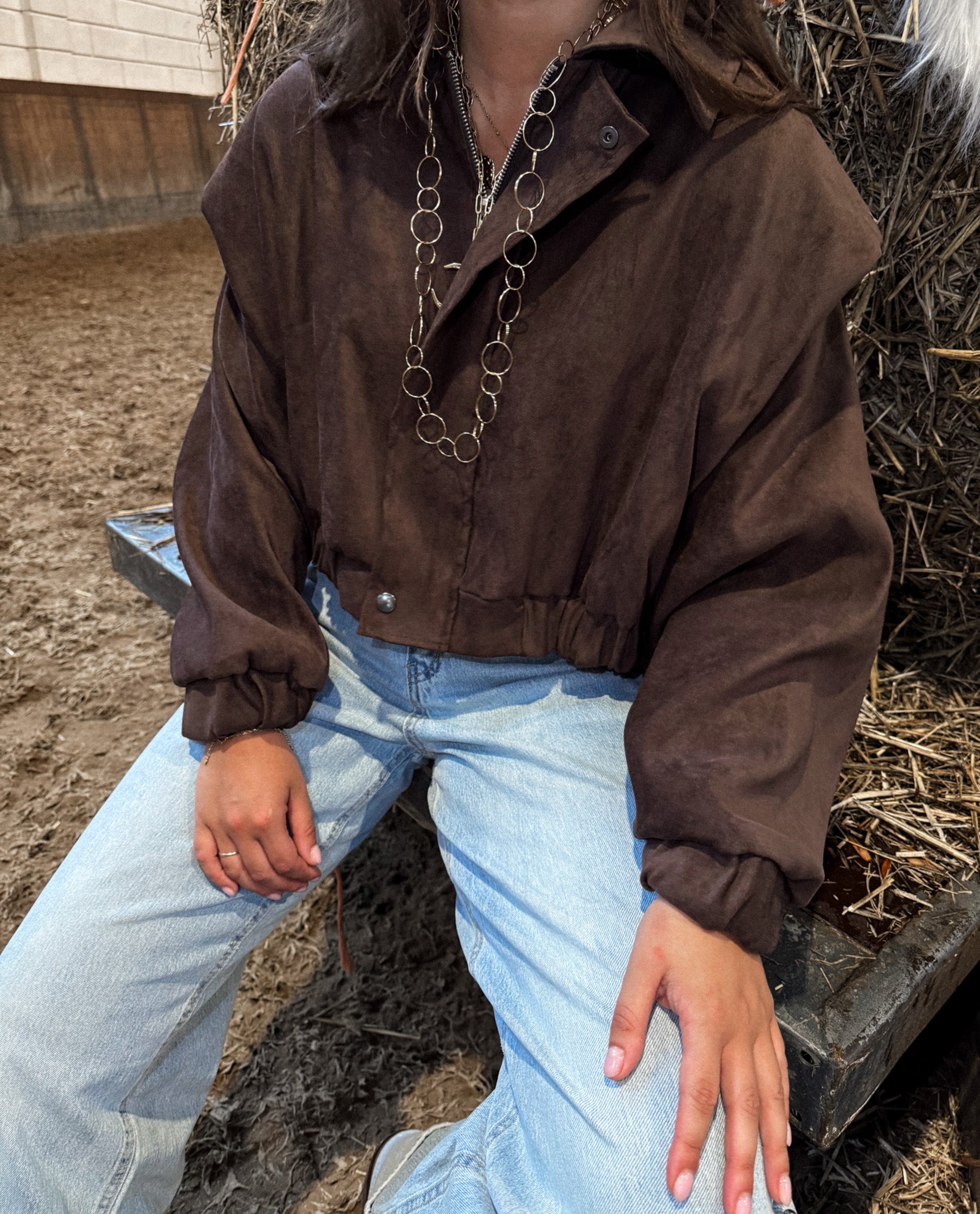 Saddle Jacket Brown