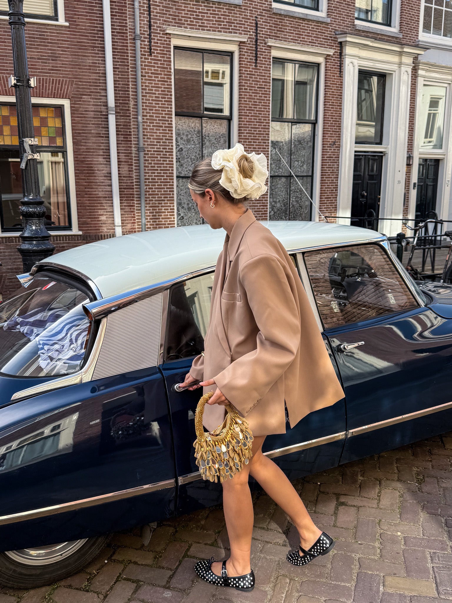 Saint Oversized Blazer Camel
