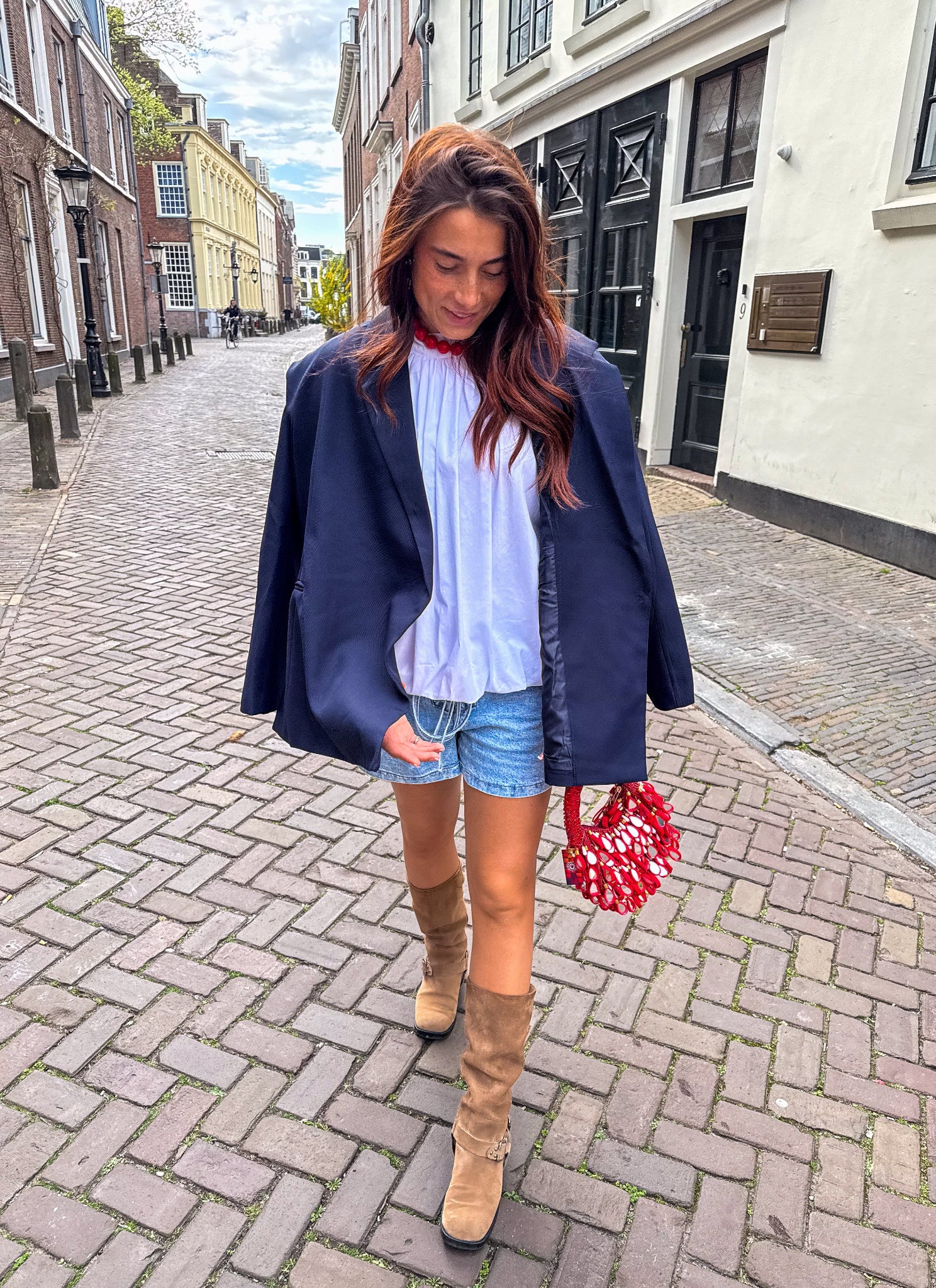 Blazer surdimensionné Saint bleu marine