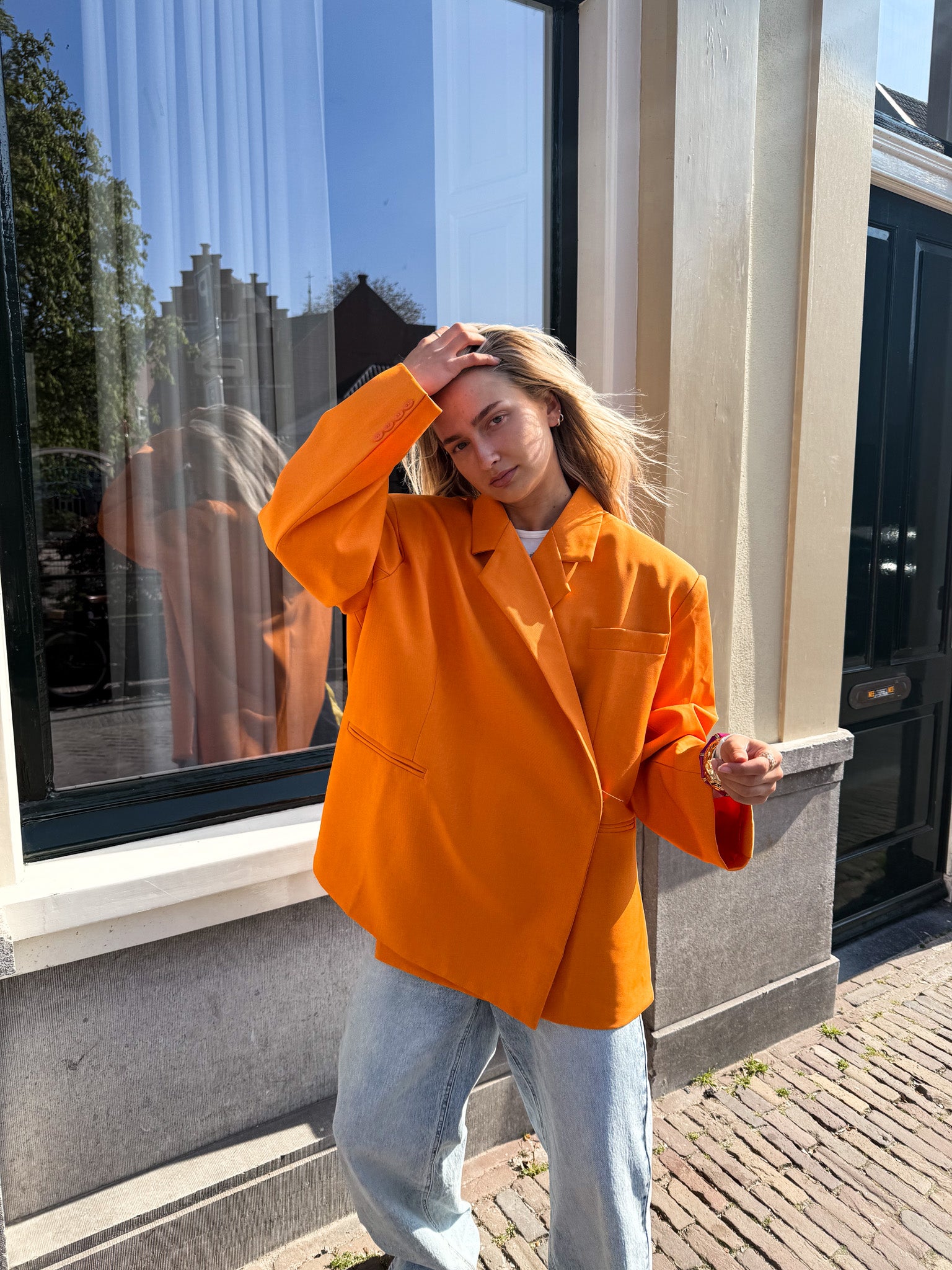 Saint Oversized Blazer Orange