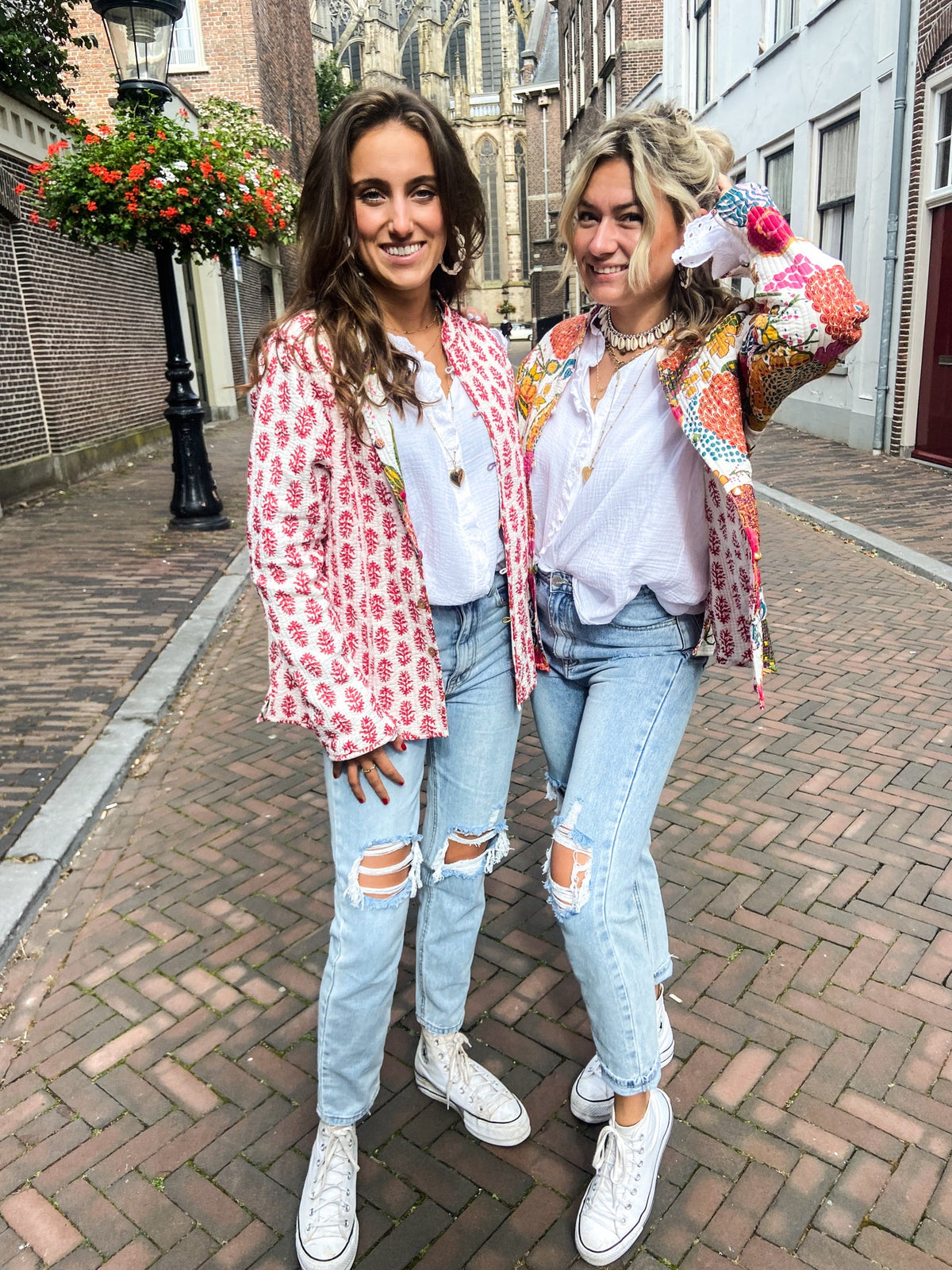 Salih Jacket Bloom | Ecru