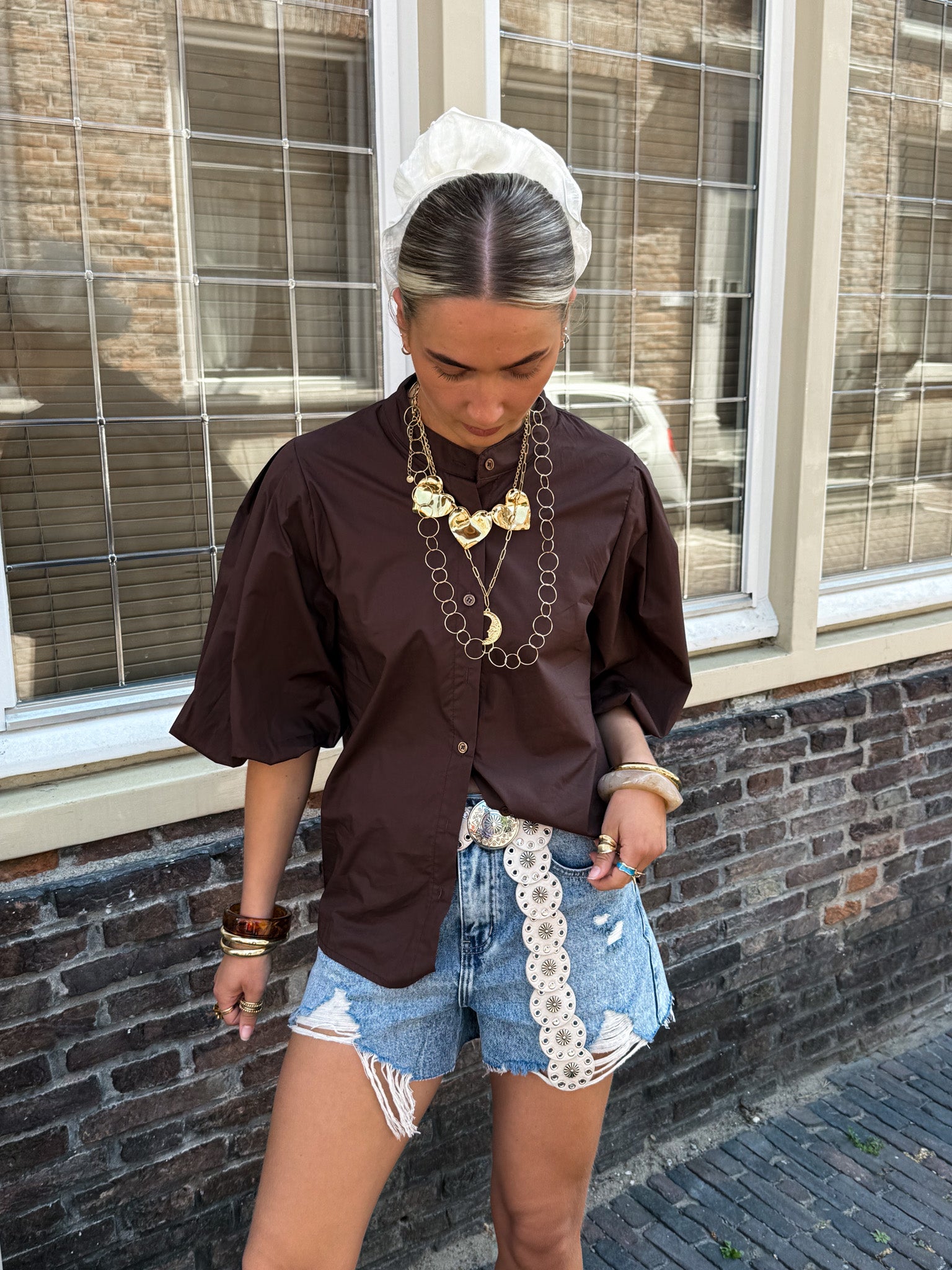 Sanne Blouse Brown