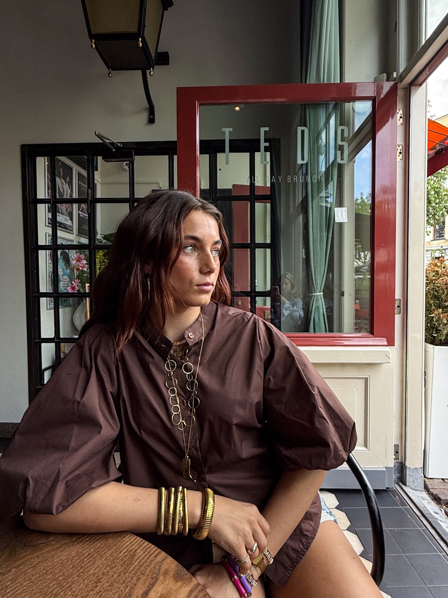 Sanne Blouse Brown