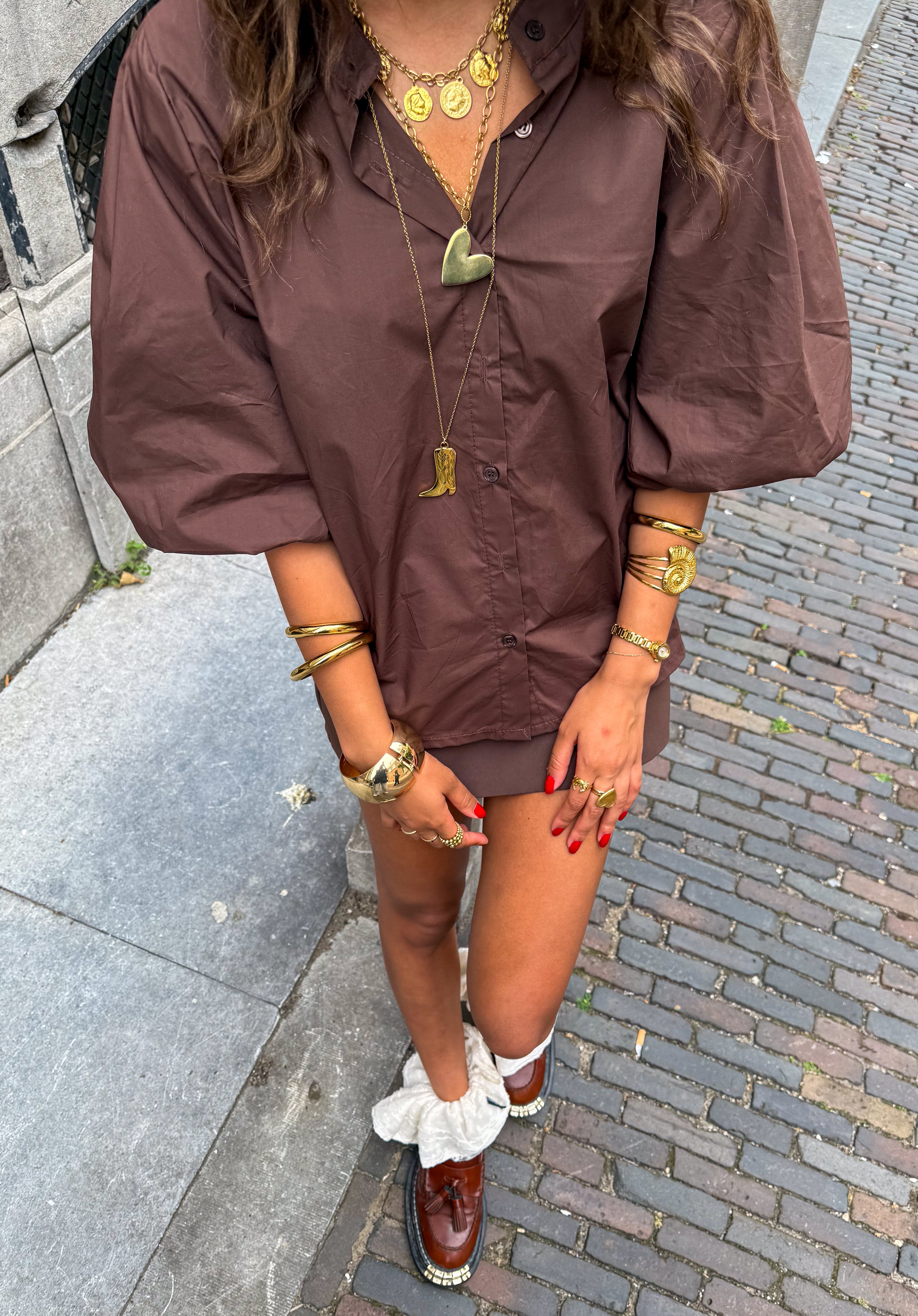 Sanne Blouse Brown