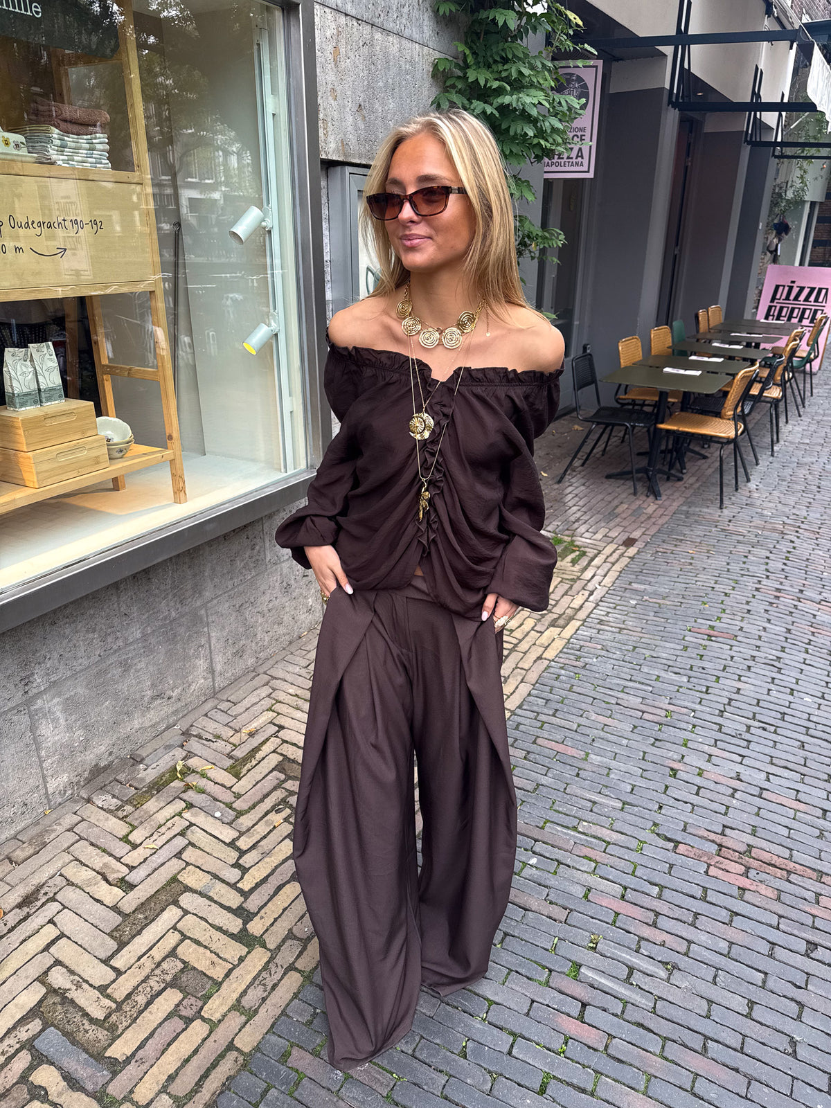 Santi Blouse | Brown