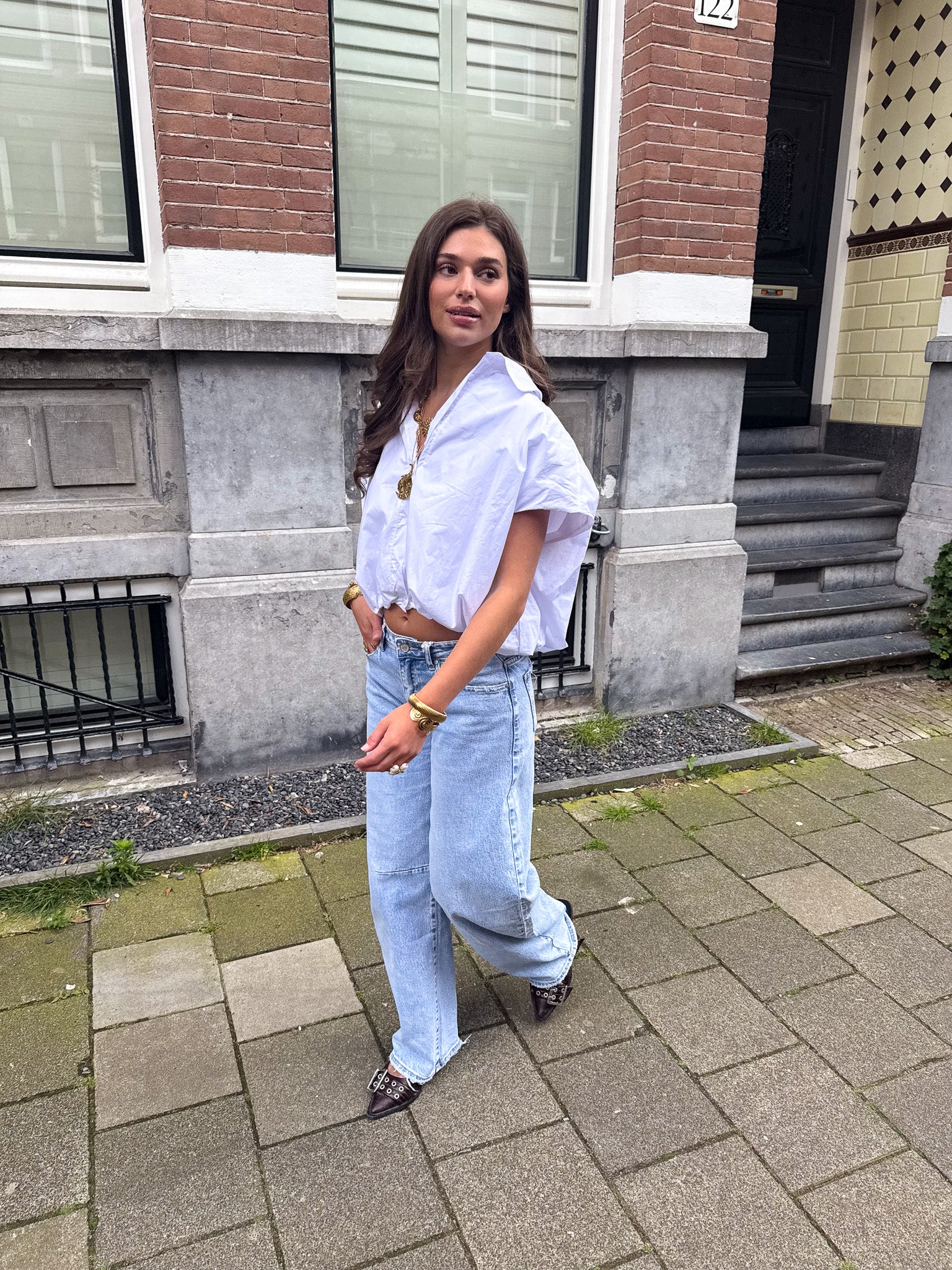 Santje Top White 