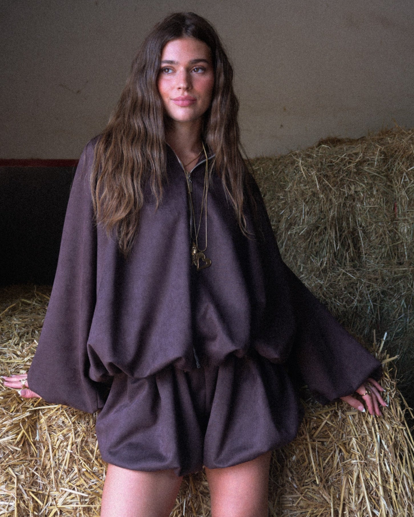 Season Jacket Suede Brown