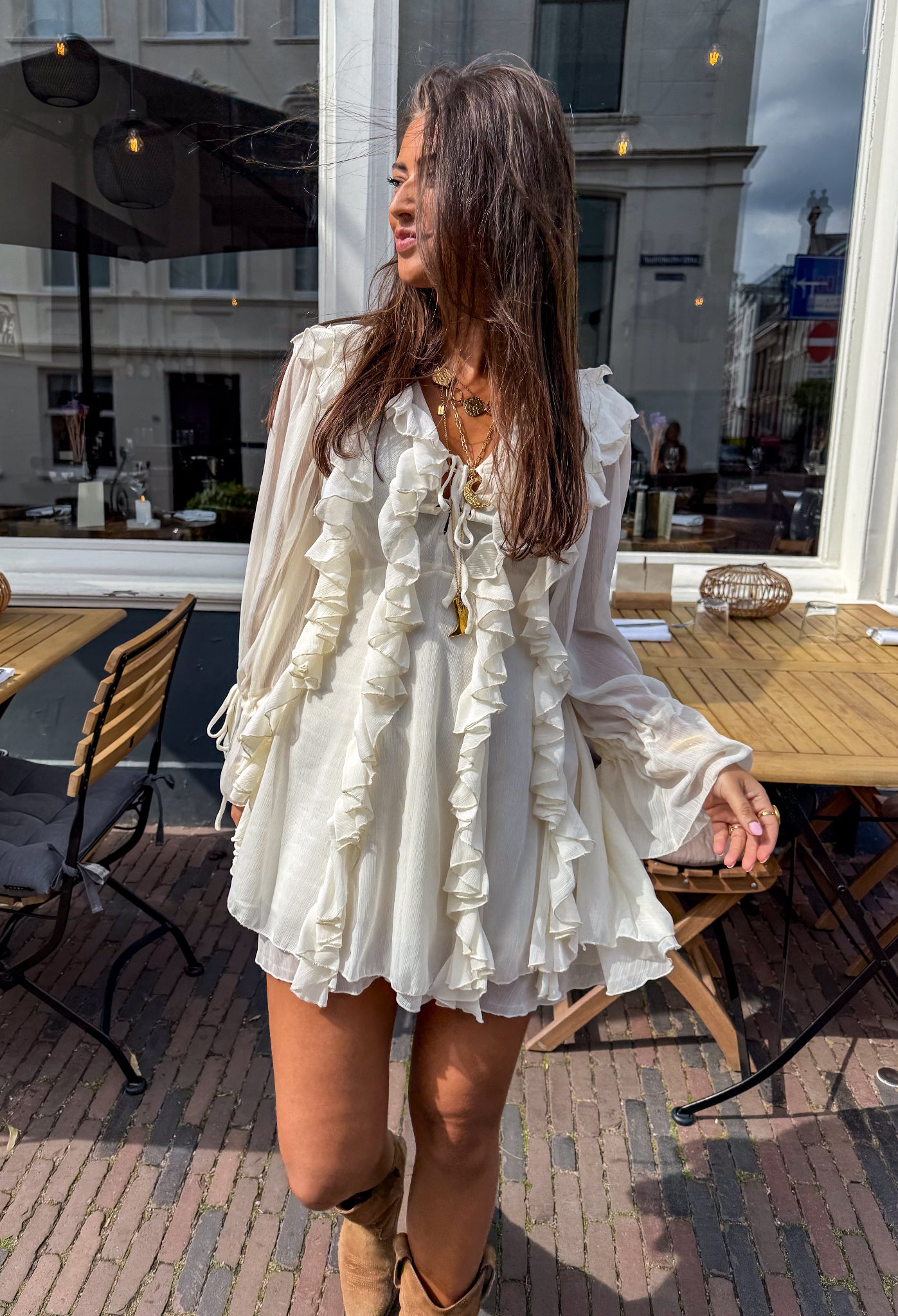 Sienna Dress Creme