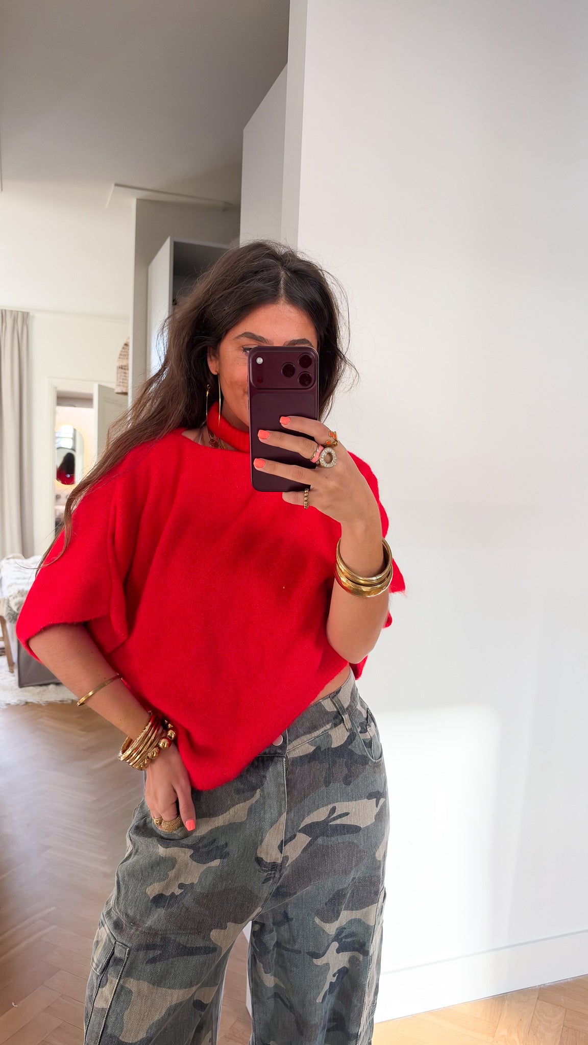 Silly Choker Trui | Red
