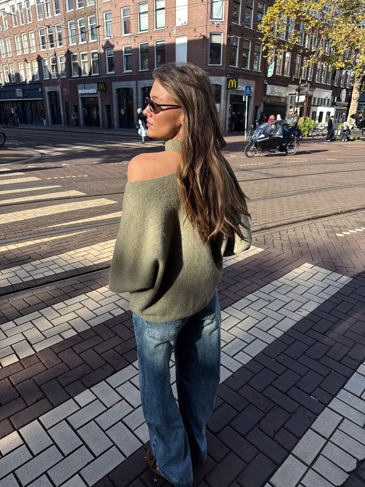 Silly Choker Trui | Army