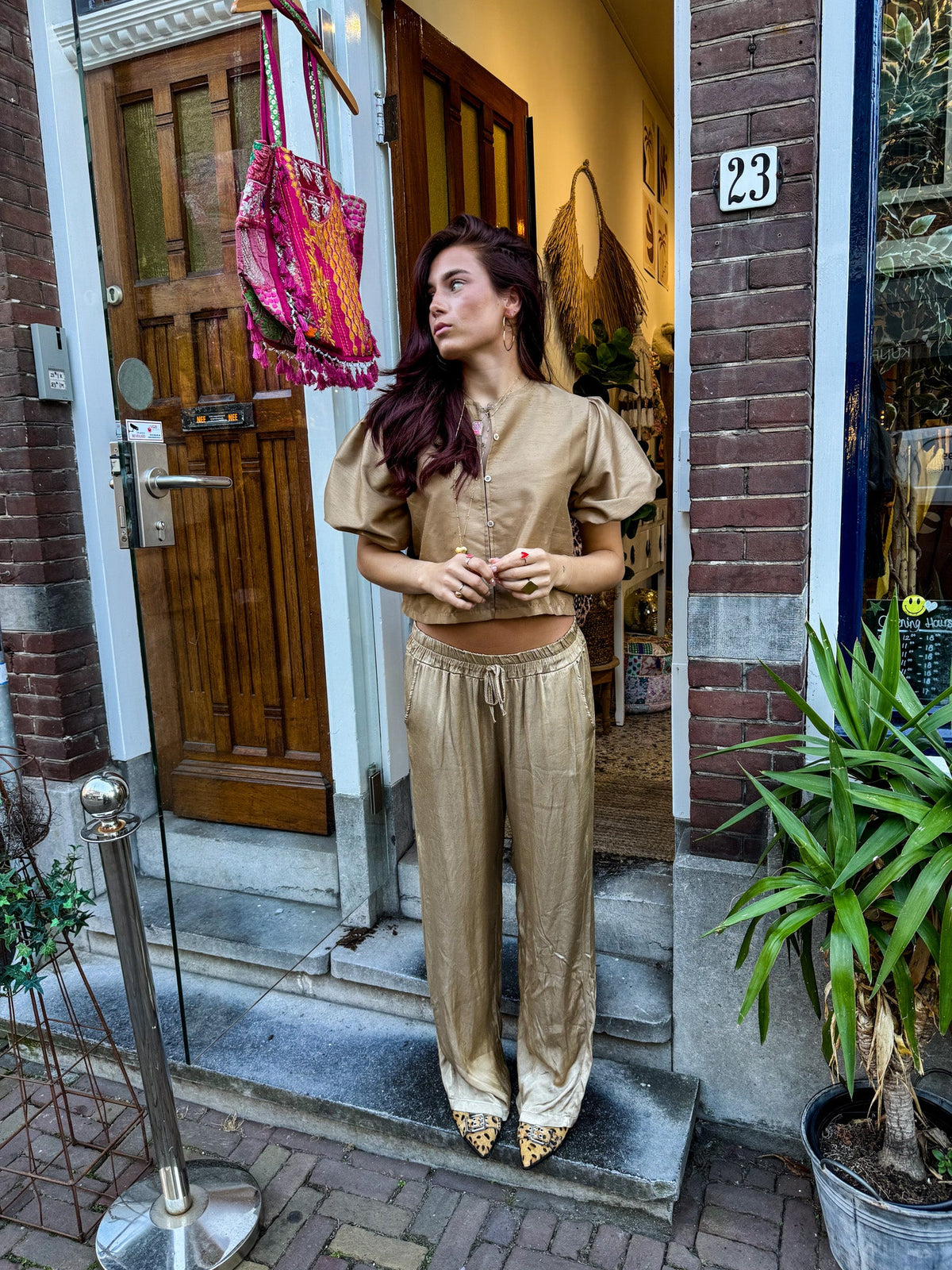 Slice of heaven Pantalon | Gold