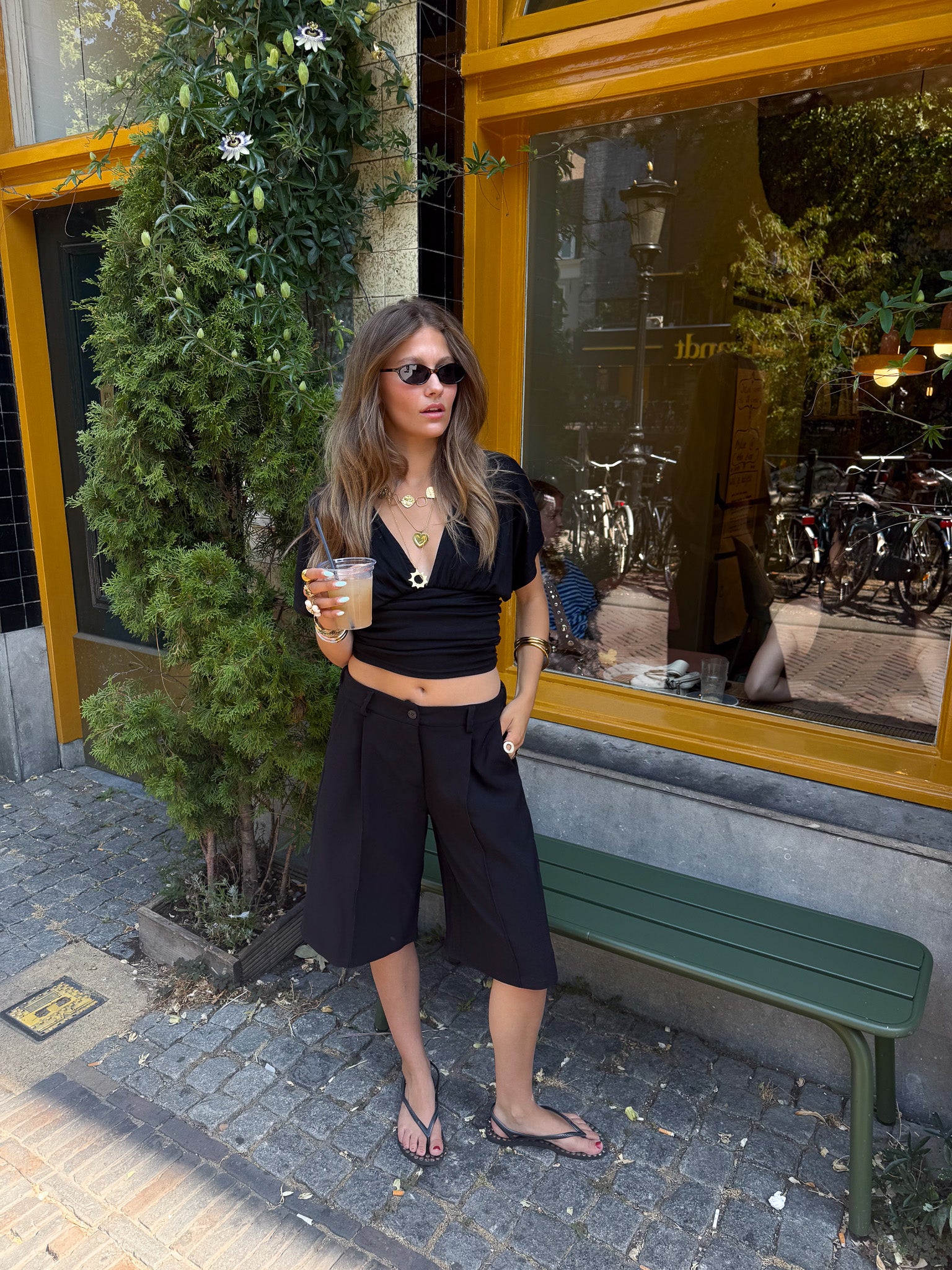 Sofie Bermuda Zwart