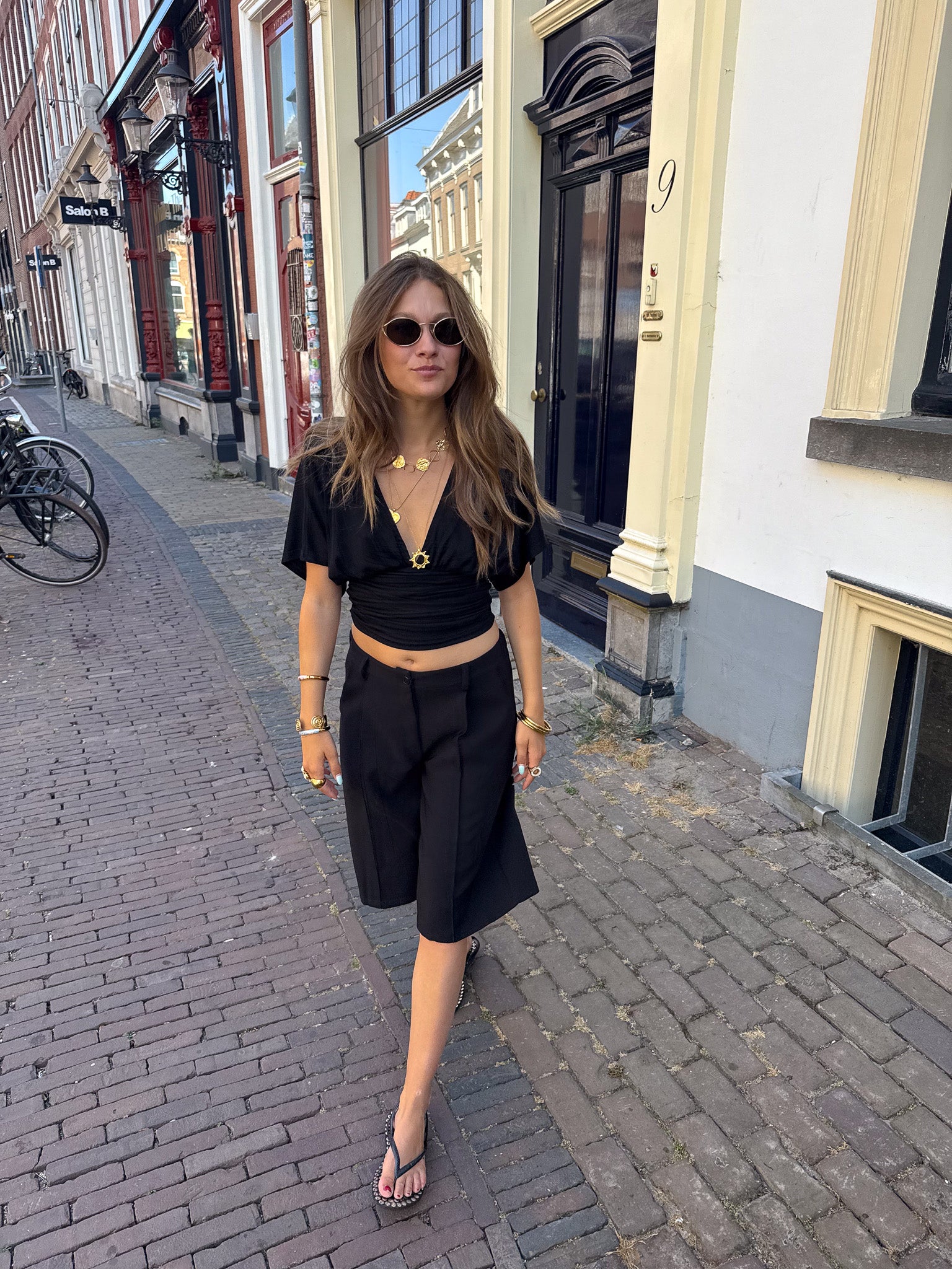 Soly Top Zwart