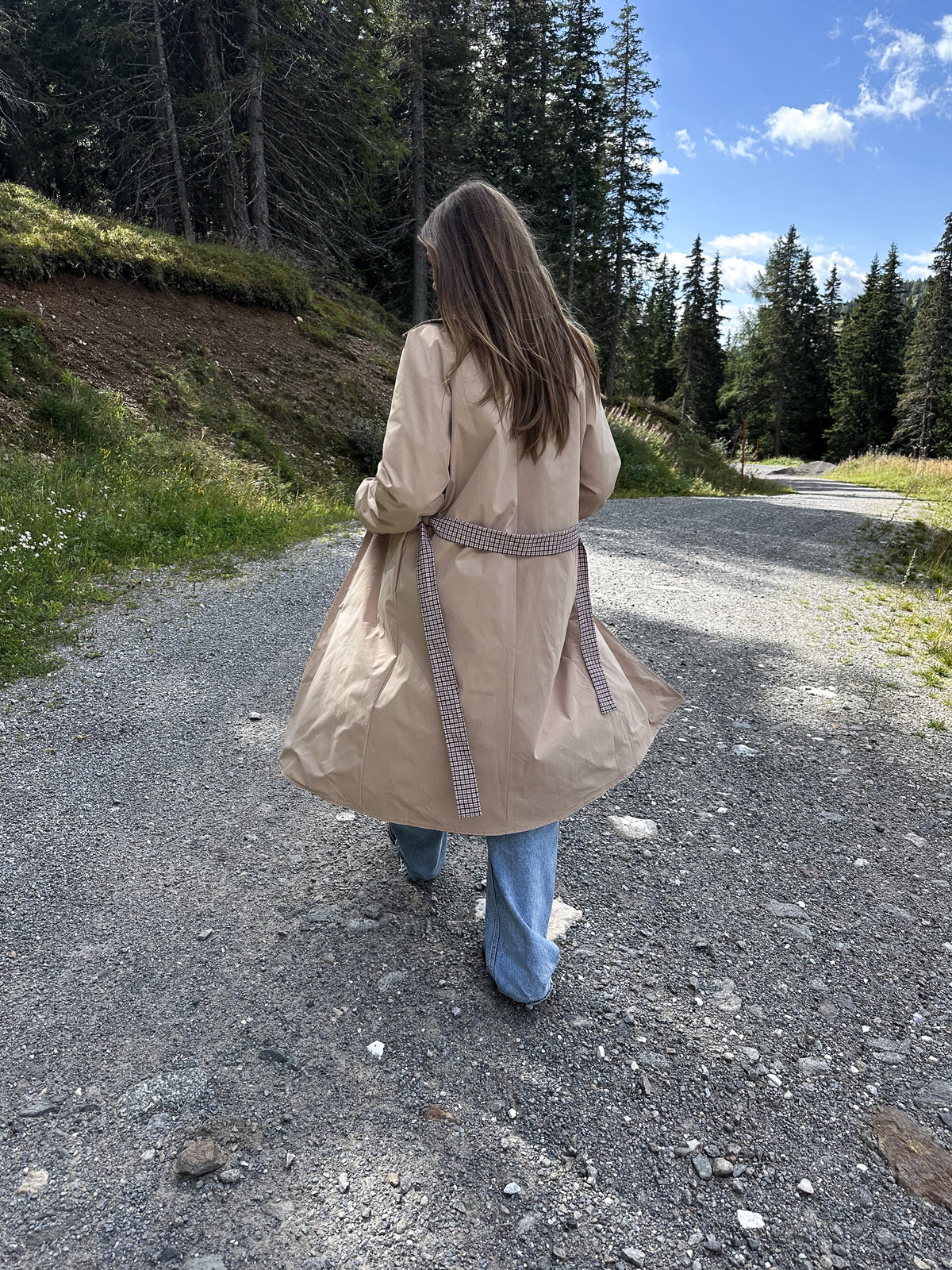 Solita Reversible Trenchcoat Beige
