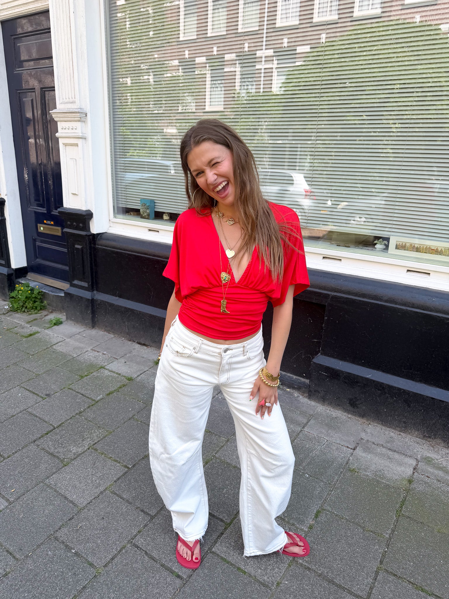 Soly Top Rood