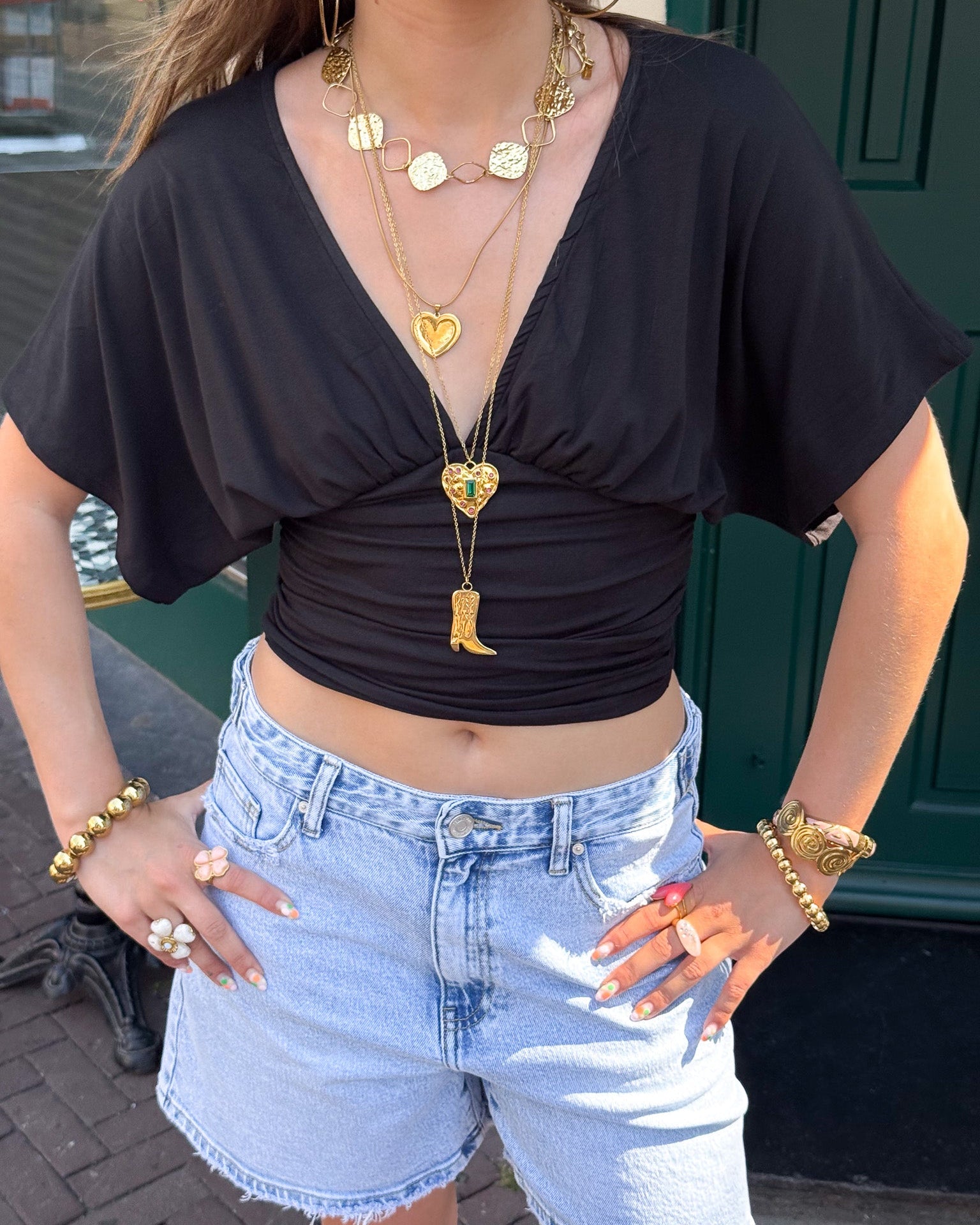 Soly Top Zwart