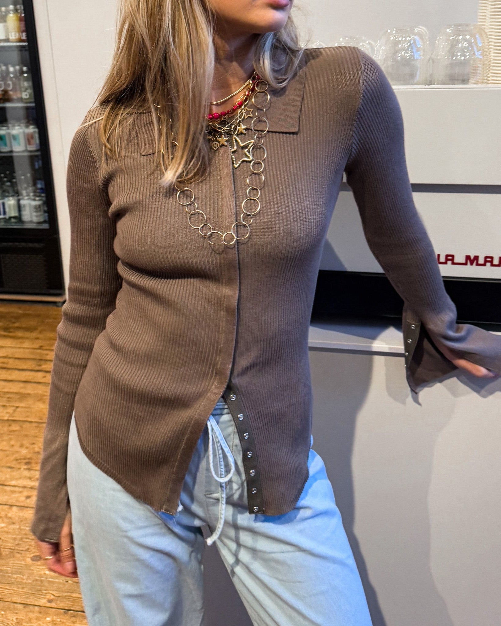 Sophia Vest Taupe