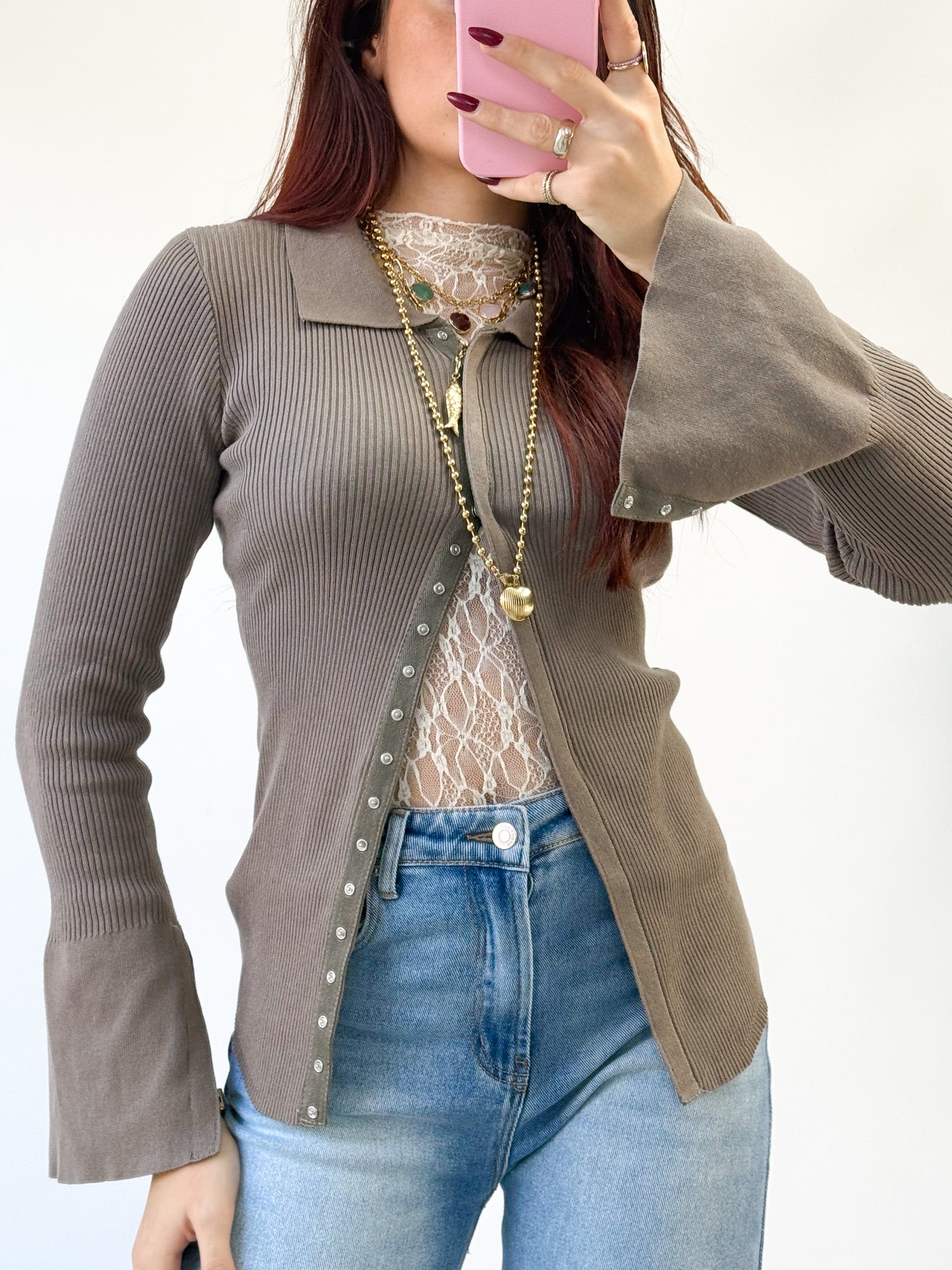 Sophia Vest Taupe