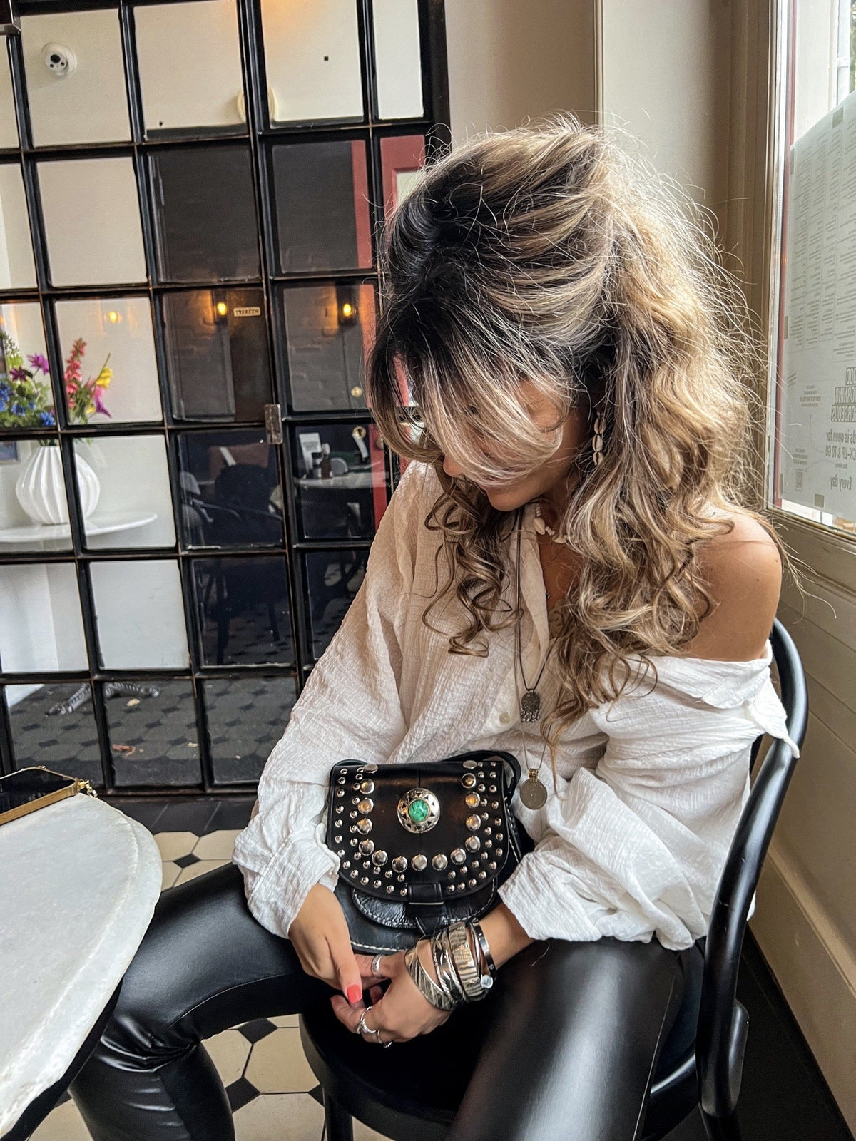 Souk Leather Bag Dulce | Dark Stone