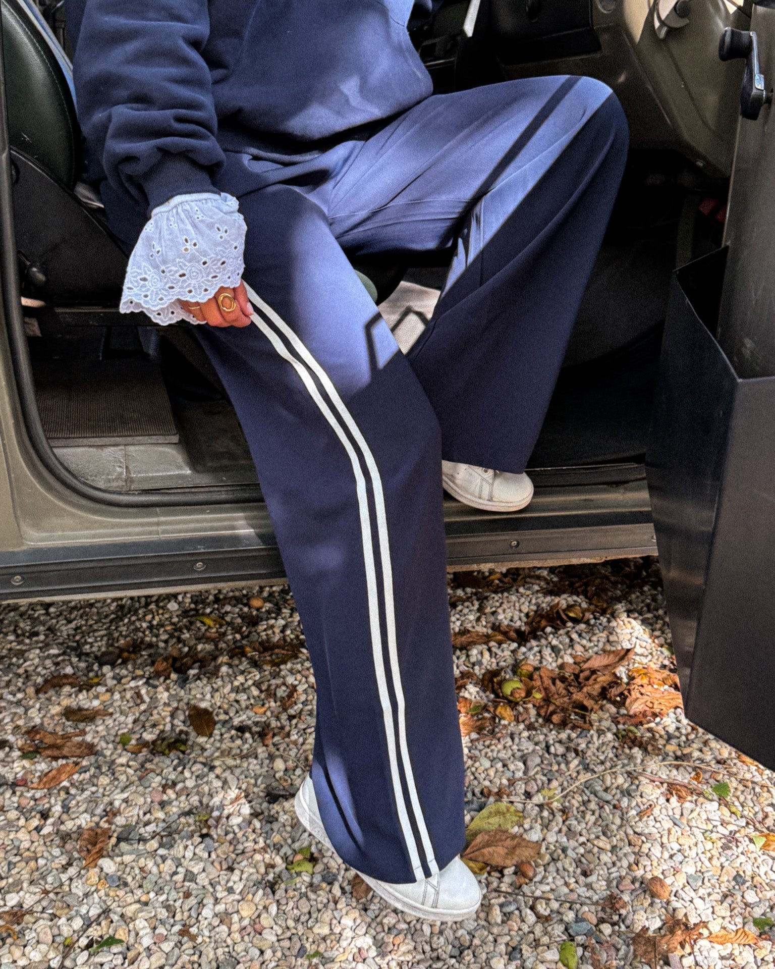 Striped Pants Navy