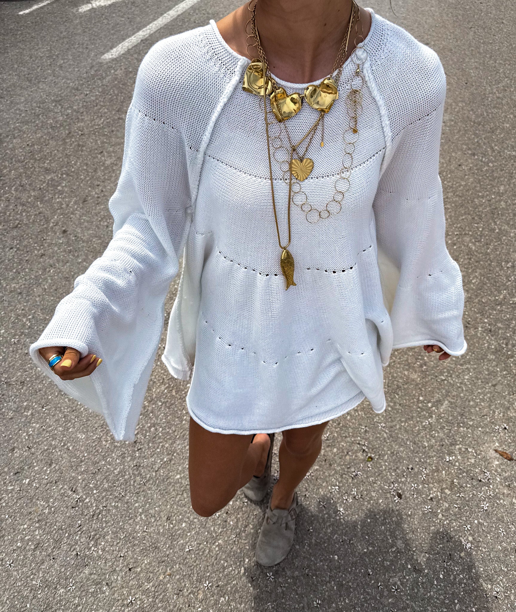 Sue Tunic White