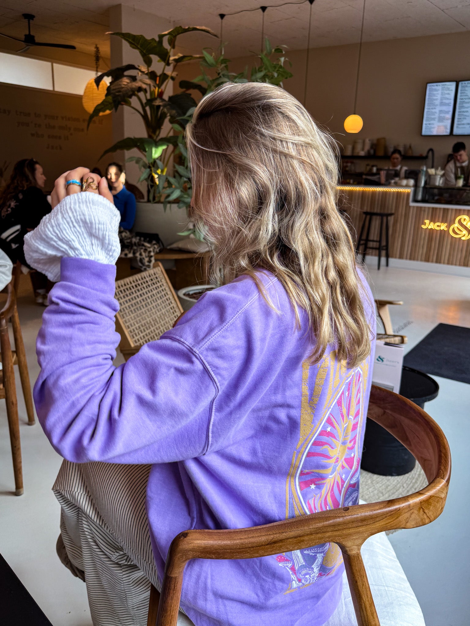 Sunny Sweater Purple
