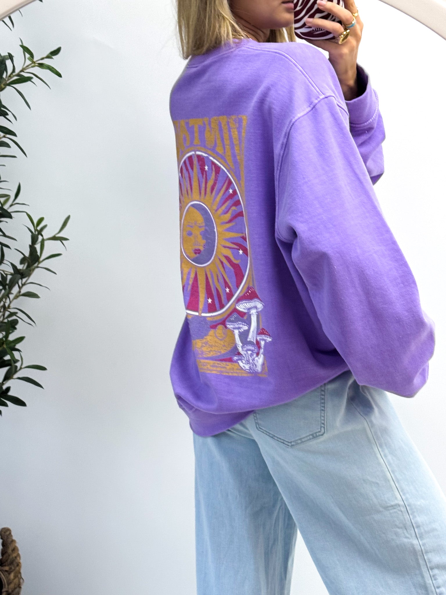 Sunny Sweater Purple