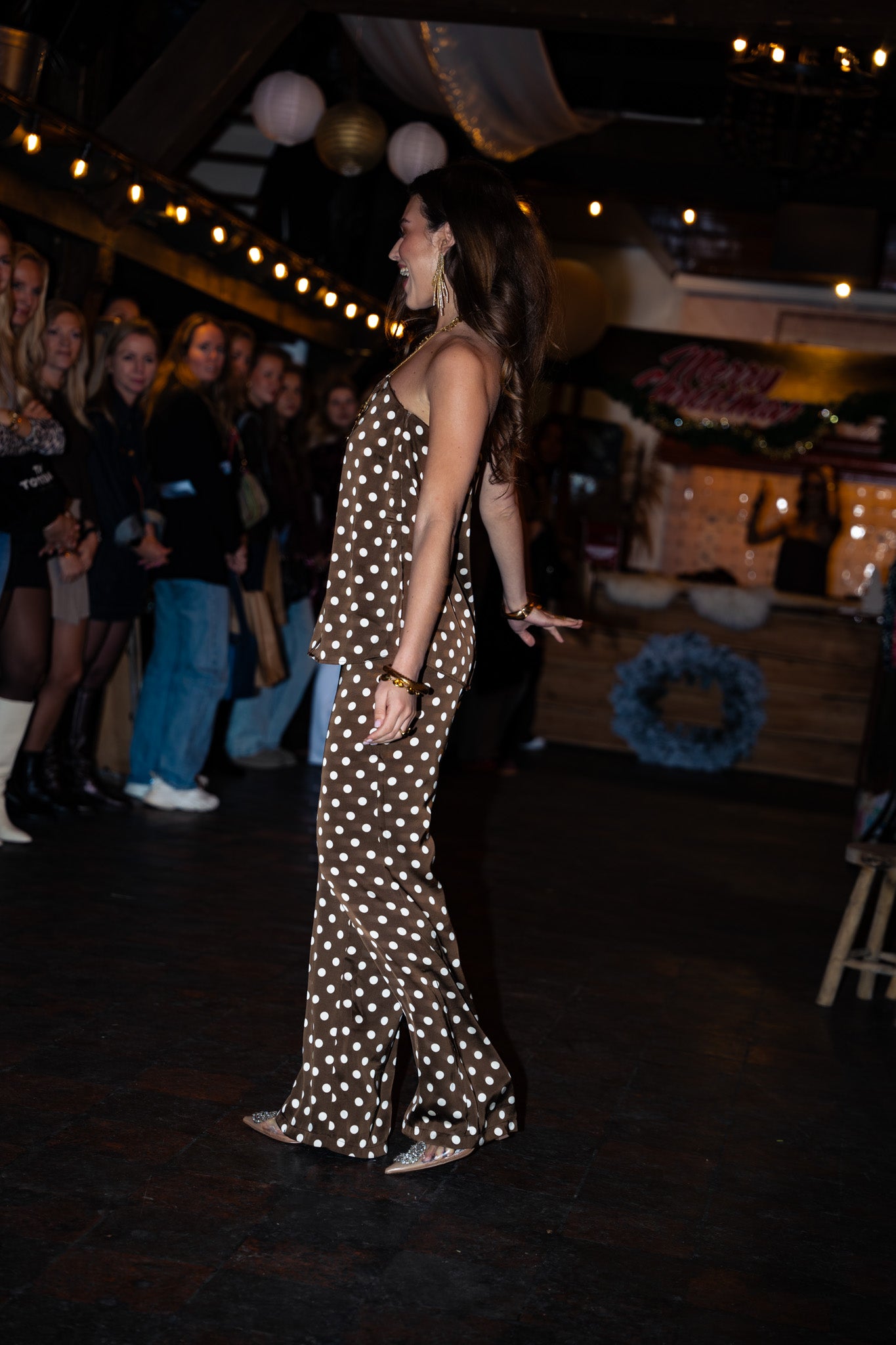 Sway Pants Brown Dots