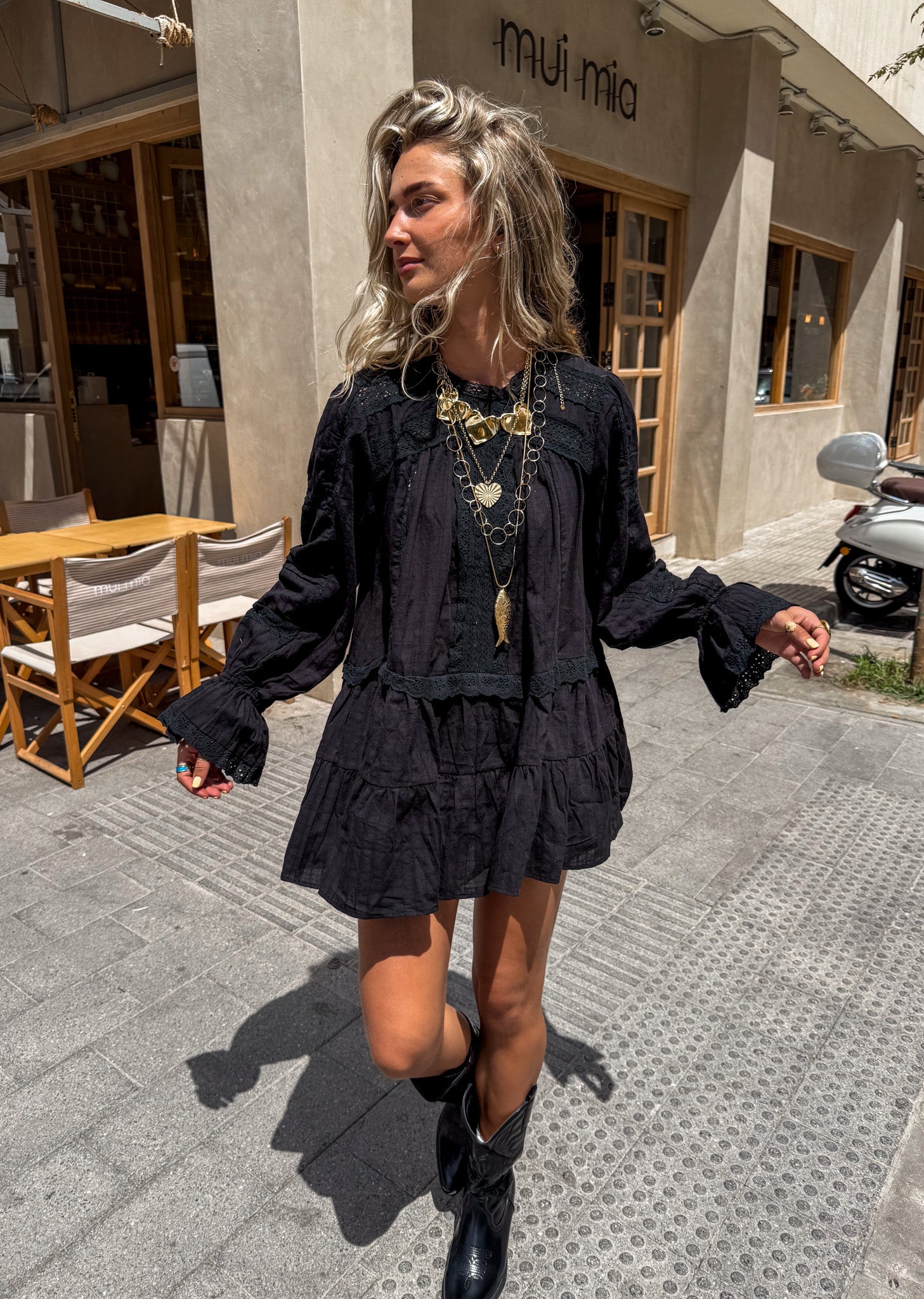 Talaia Dress Black