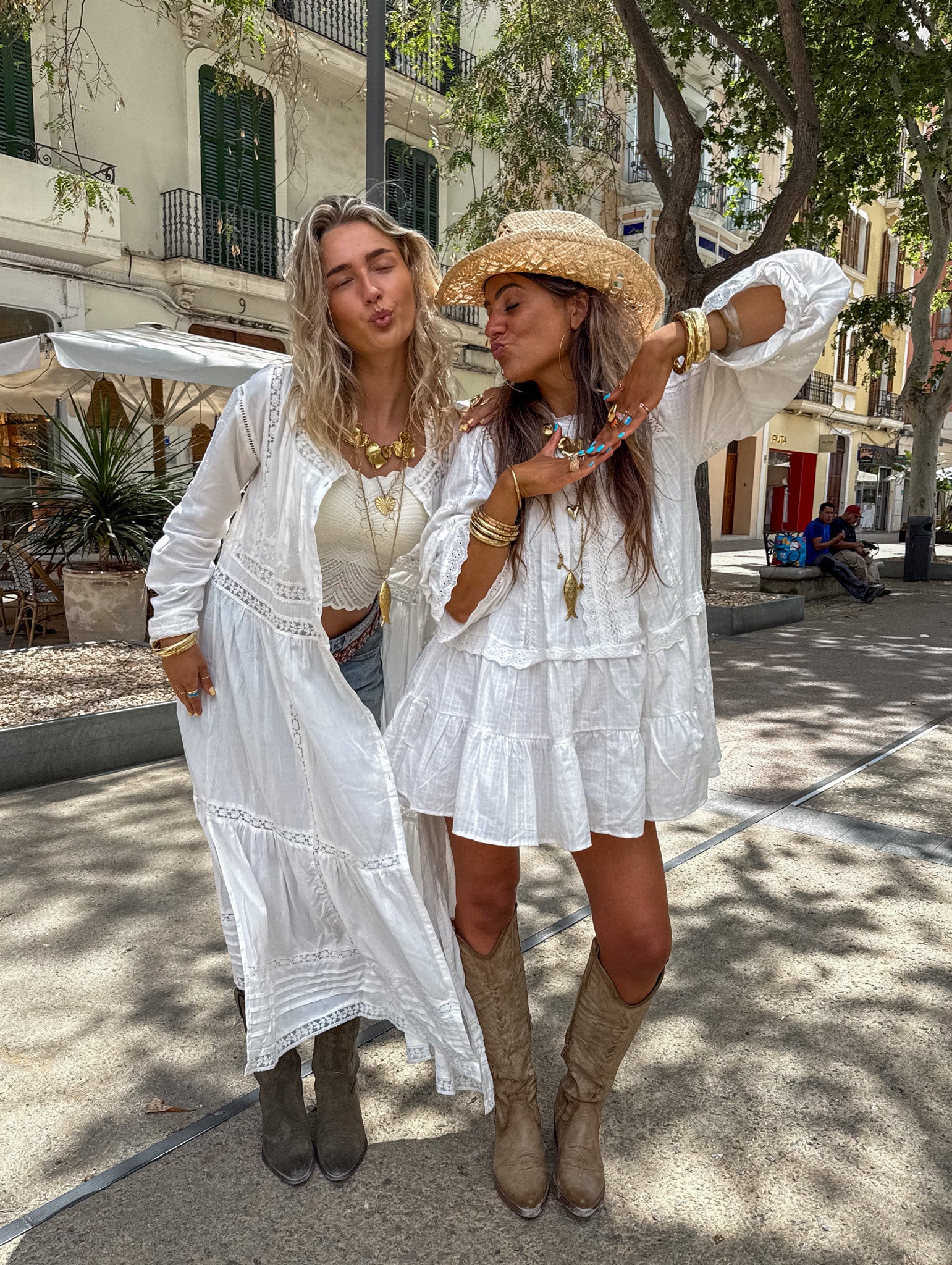 Talaia Dress White