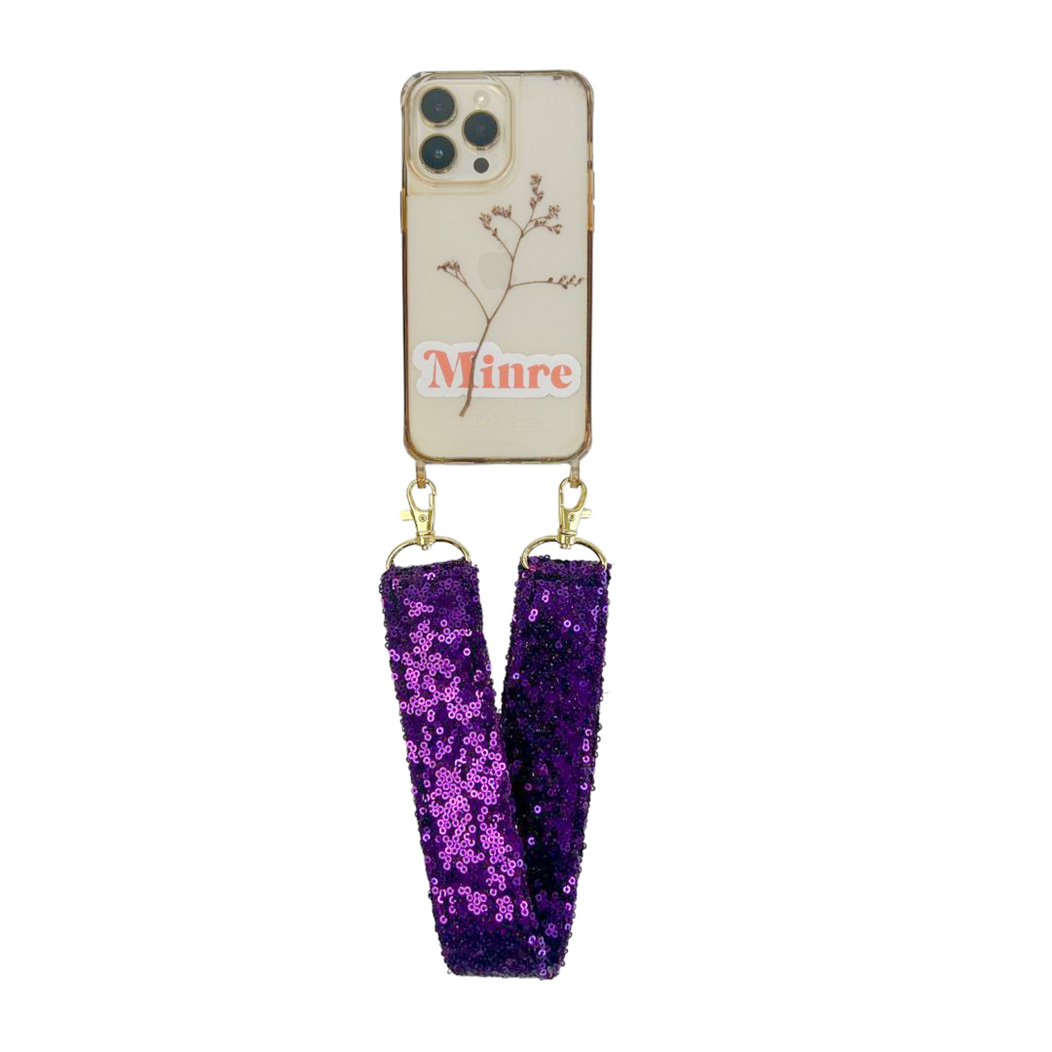 Sparkle Phone Cord Purple