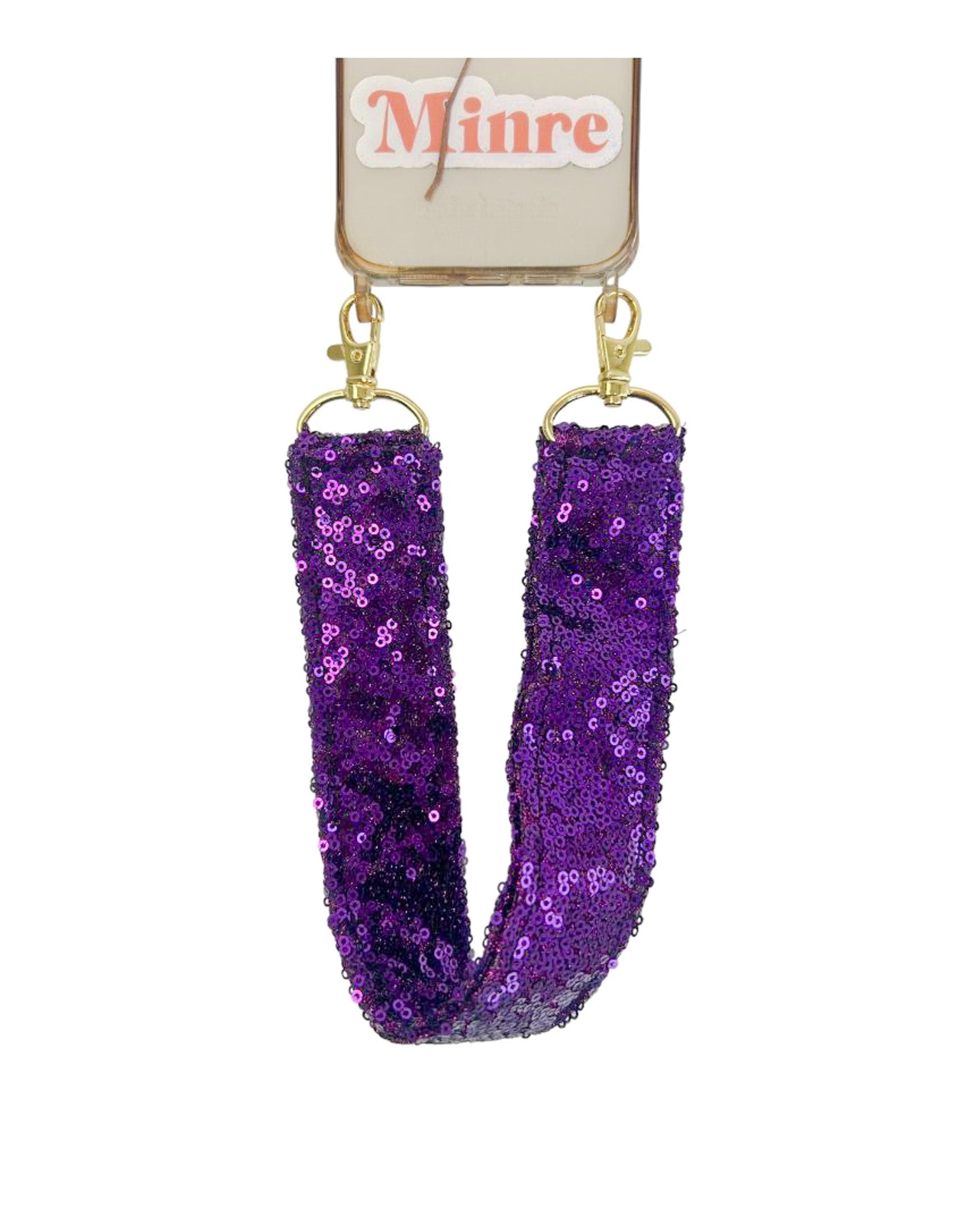 Sparkle Phone Cord Purple