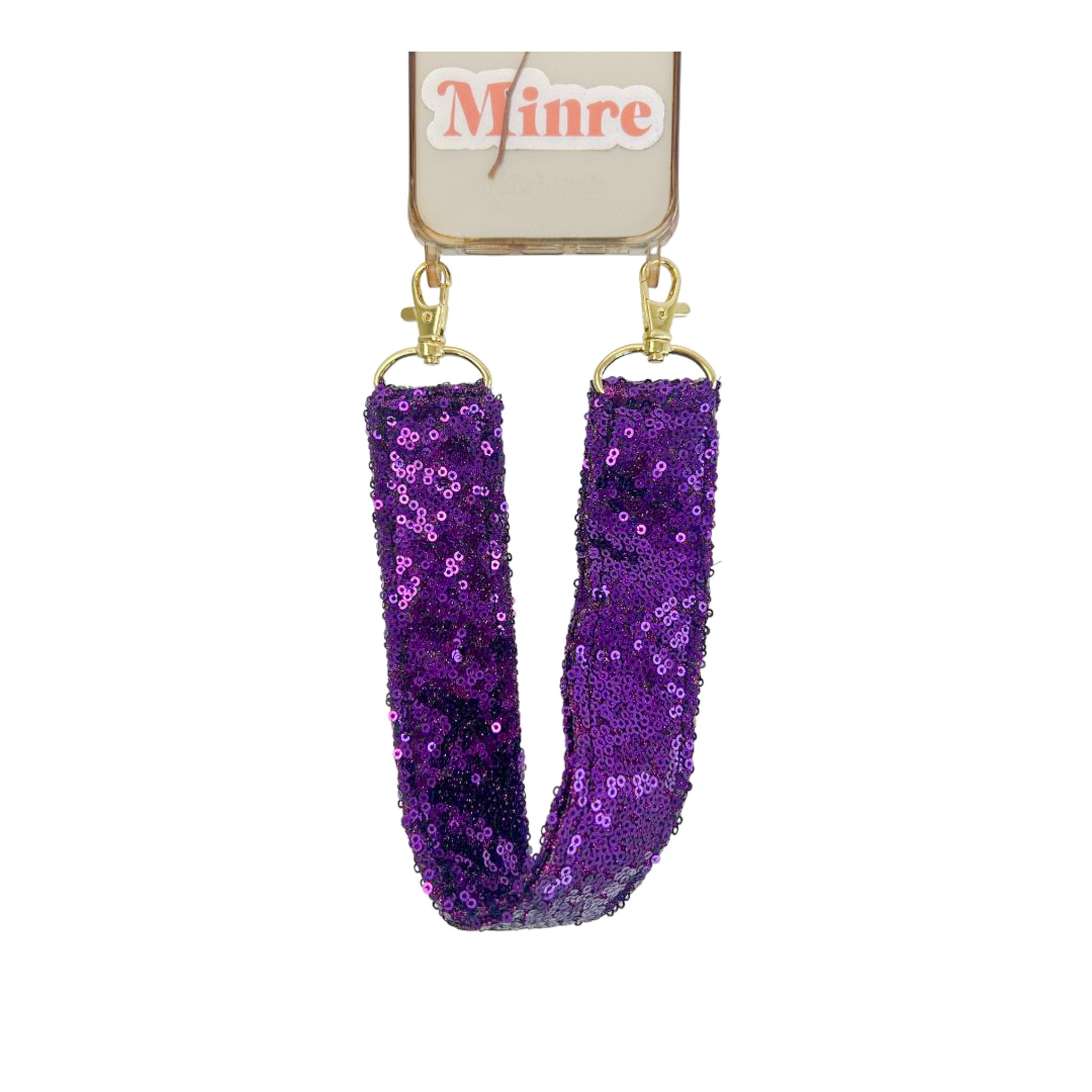 Sparkle Phone Cord Purple