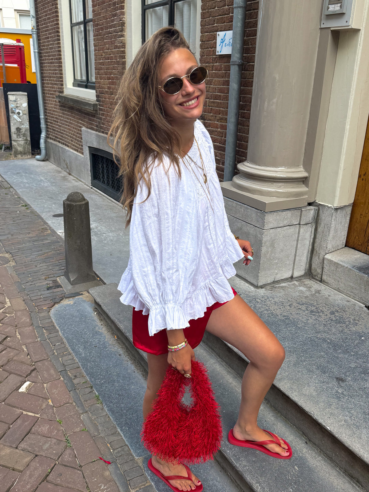 Toulouse Blouse Wit